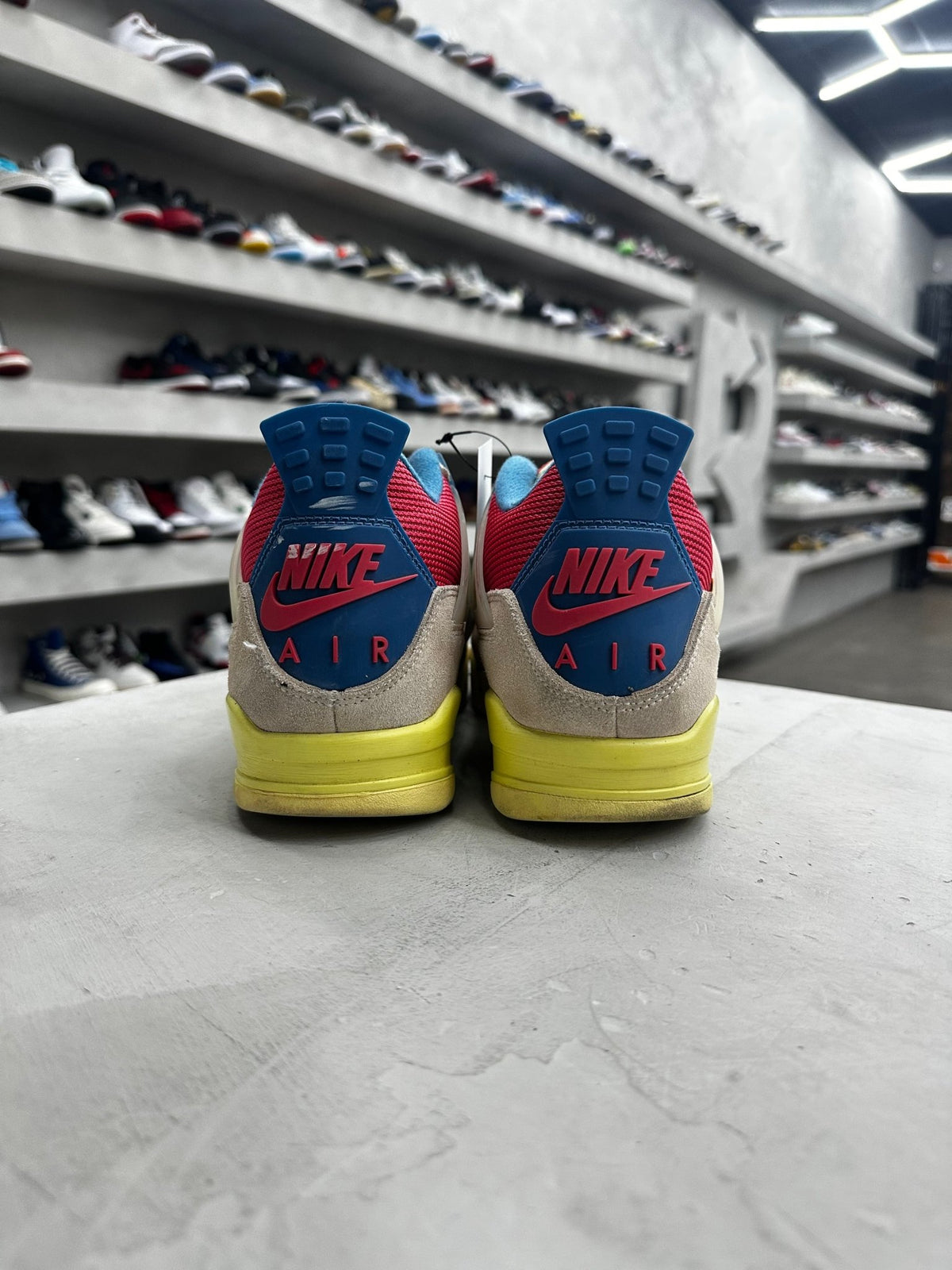 Jordan 4 Retro Union Guava Ice Sz 9 (PREOWNED) (NO BOX) - Restock AveJordan 4 Retro Union Guava Ice Sz 9 (PREOWNED) (NO BOX)Restock AveRestock Ave9Restock Ave