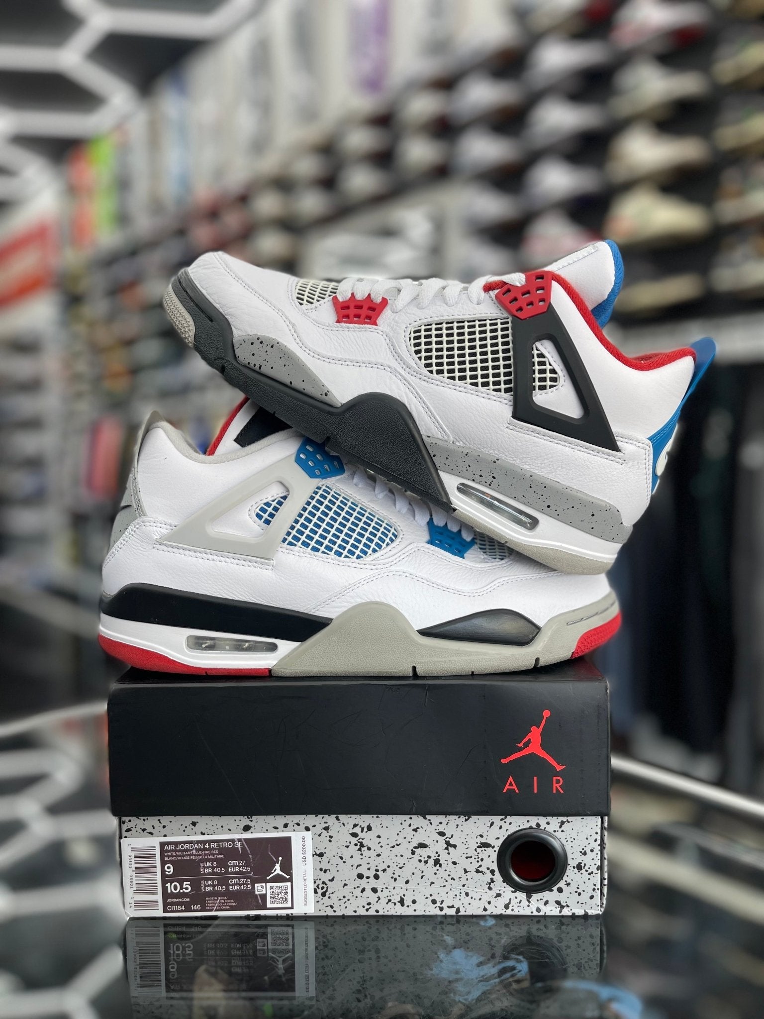 JORDAN 4 RETRO WHAT THE SZ 9 (PREOWNED) – Restock Ave