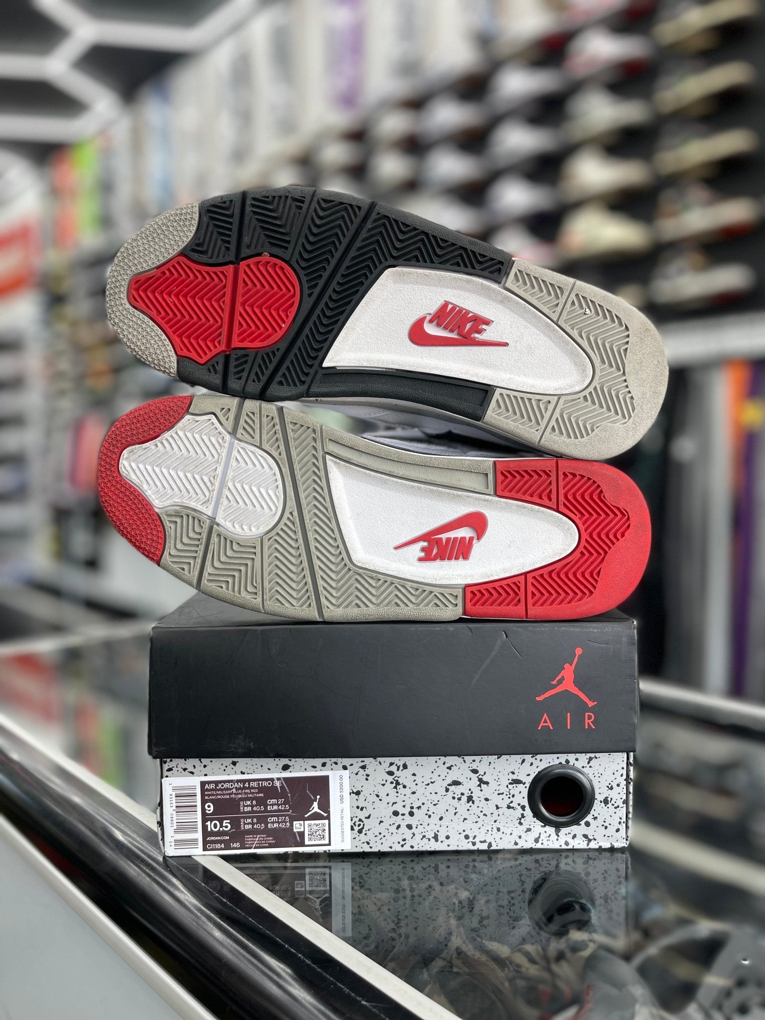 JORDAN 4 RETRO WHAT THE SZ 9 (PREOWNED) – Restock Ave