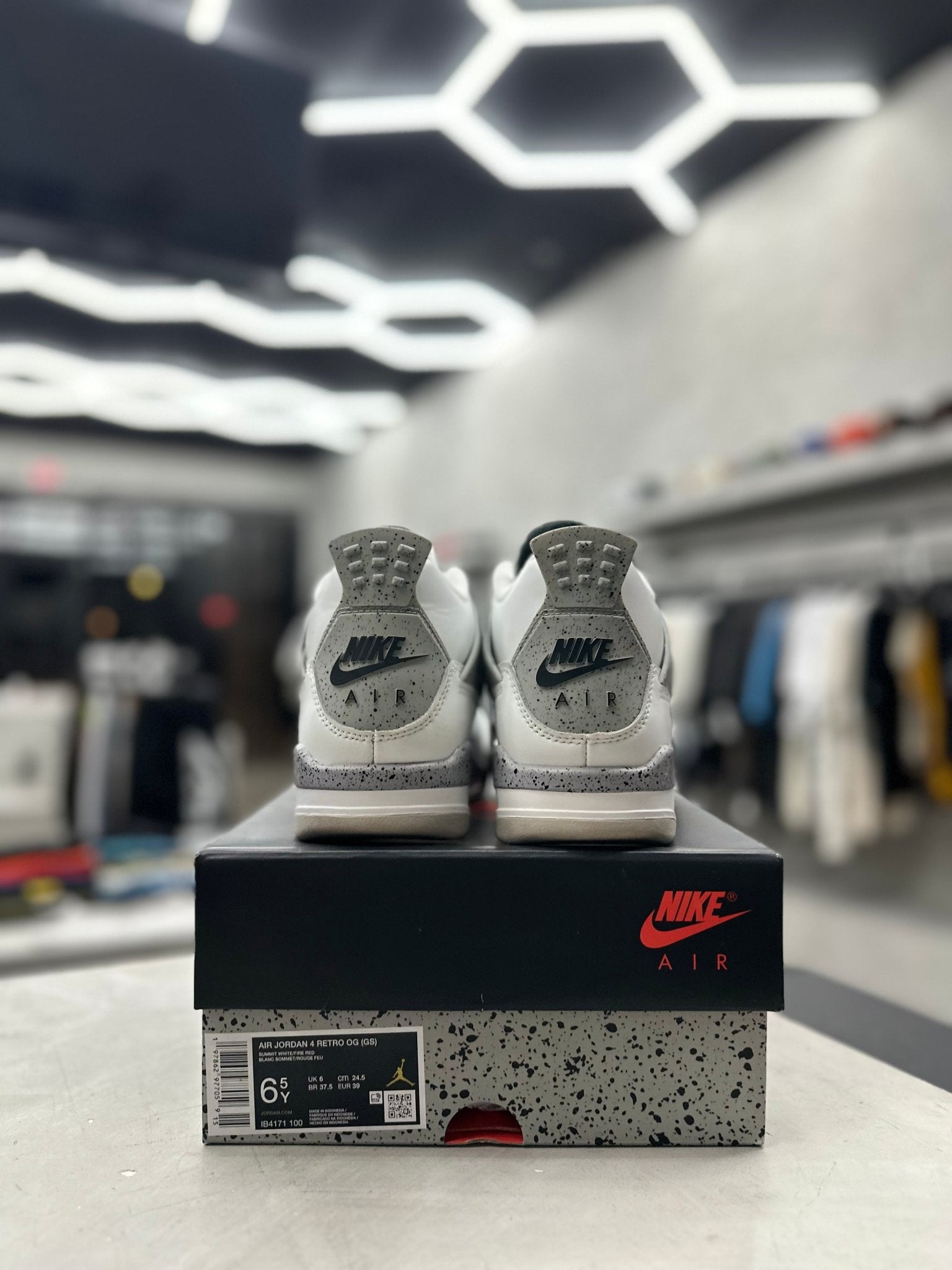 Jordan 4 Retro White Cement as 6.5y (PREOWNED) - Restock AveJordan 4 Retro White Cement as 6.5y (PREOWNED)Restock AveRestock Ave6.5yRestock Ave