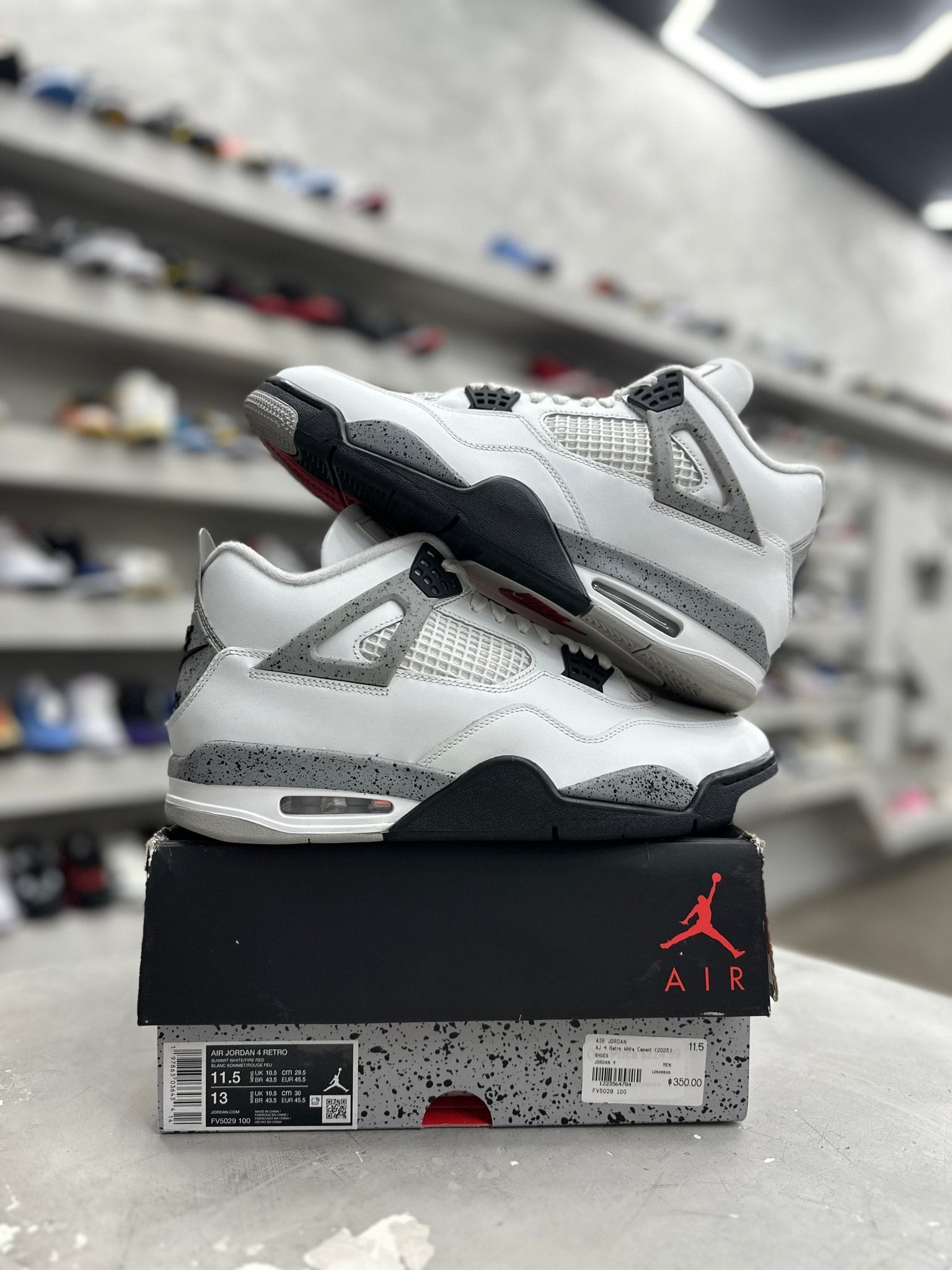 Jordan 4 Retro White Cement Sz 11.5 (PREOWNED) - Restock AveJordan 4 Retro White Cement Sz 11.5 (PREOWNED)Restock AveRestock Ave11.5Restock Ave