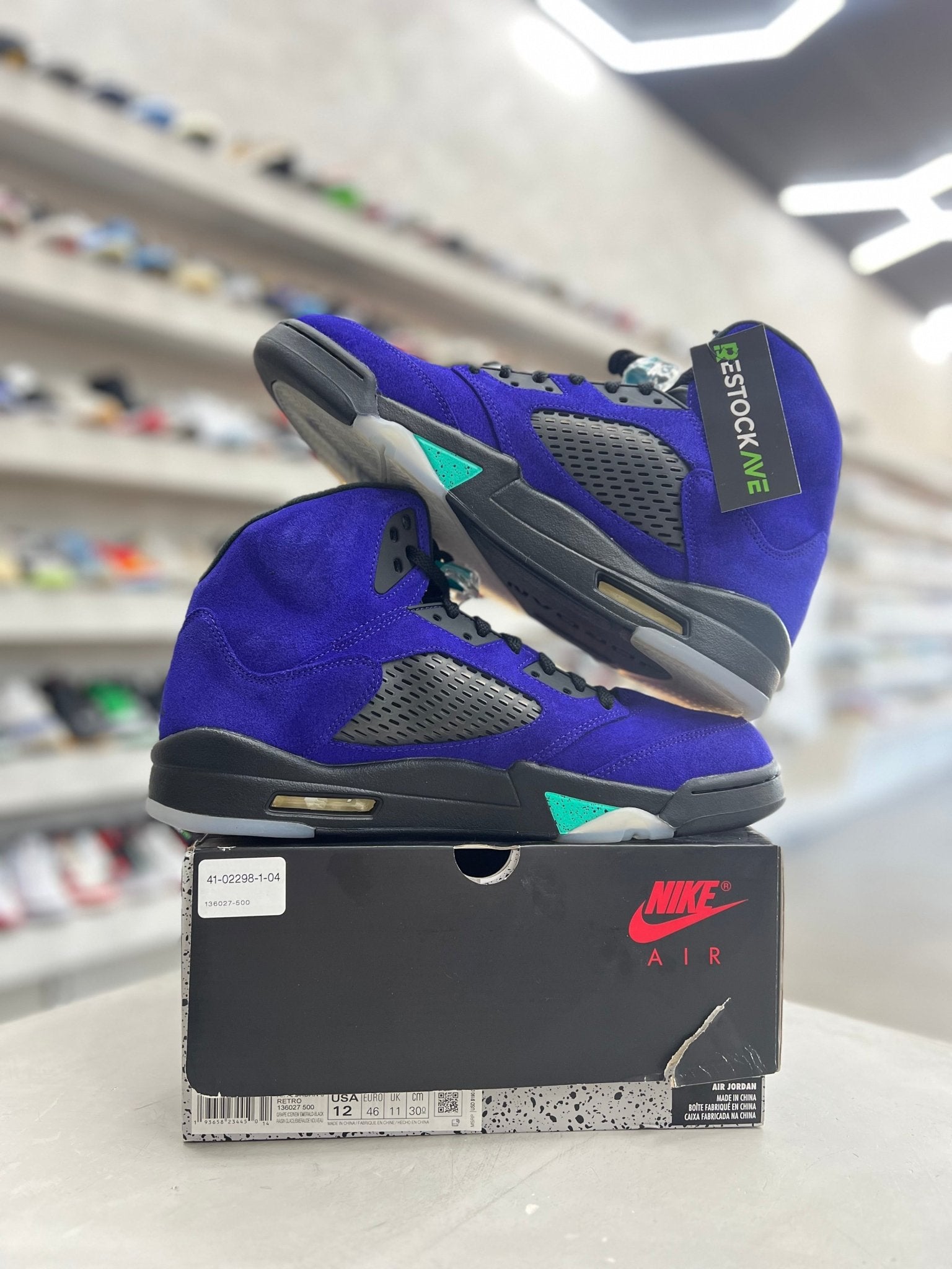 Jordan 5 Retro Alternate Grape Sz 12 (PREOWNED) - Restock AveJordan 5 Retro Alternate Grape Sz 12 (PREOWNED)Restock AveRestock Ave1231549555Restock Ave