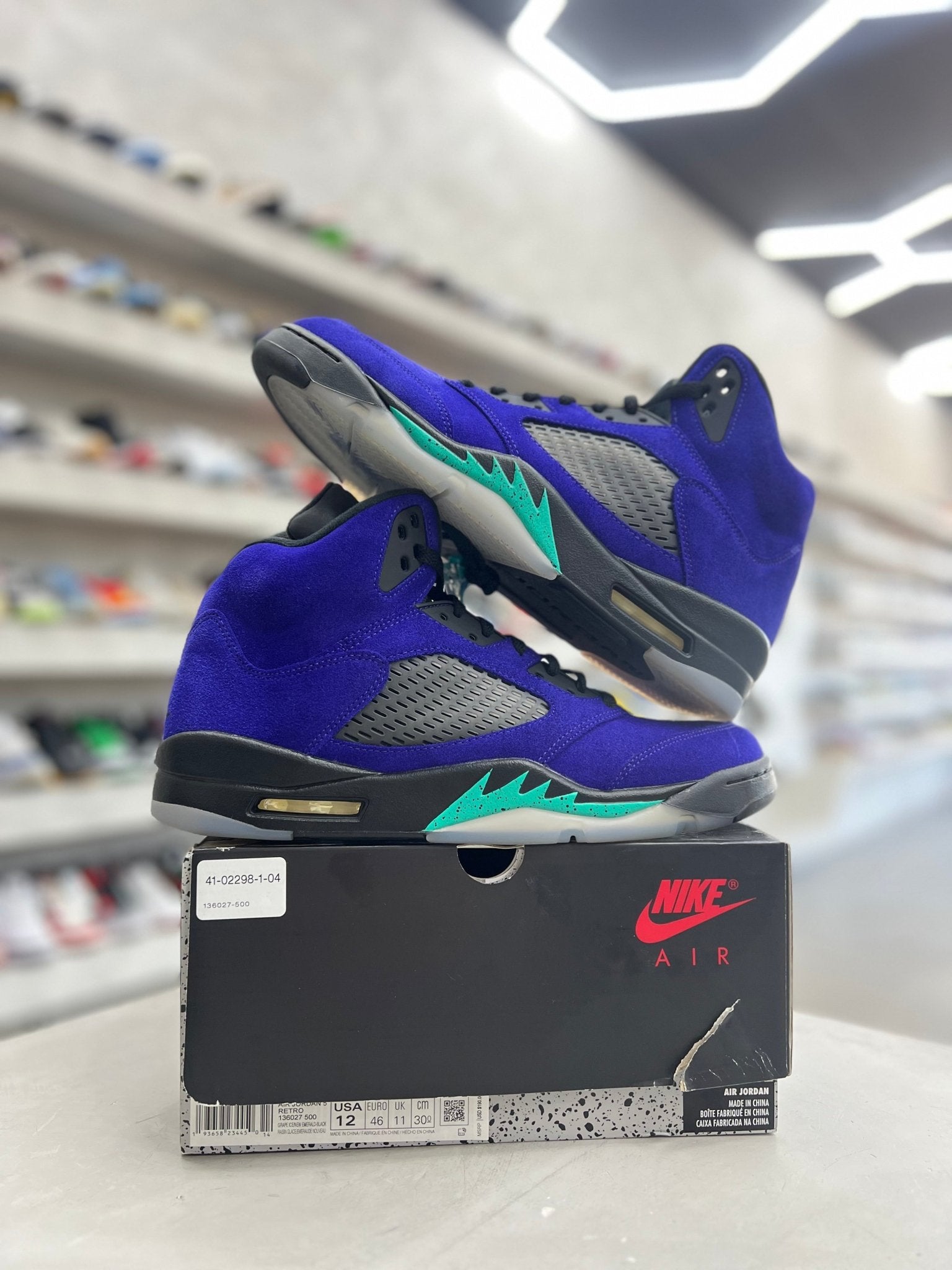 Jordan 5 Retro Alternate Grape Sz 12 (PREOWNED) - Restock AveJordan 5 Retro Alternate Grape Sz 12 (PREOWNED)Restock AveRestock Ave1231549555Restock Ave