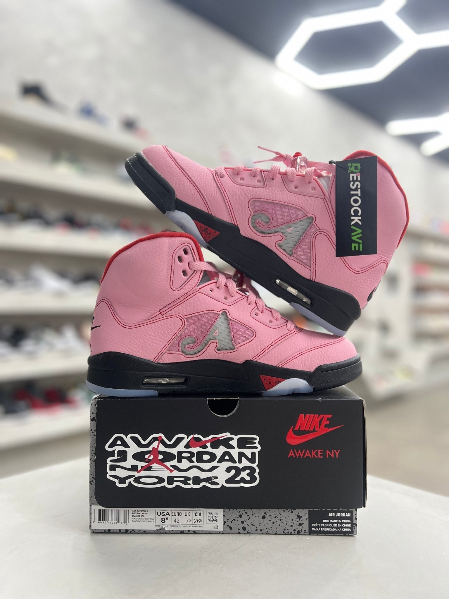 Jordan 5 Retro Awake NY Arctic Pink Sz 8.5 (PREOWNED) - Restock AveJordan 5 Retro Awake NY Arctic Pink Sz 8.5 (PREOWNED)Restock AveRestock Ave8.568138099Restock Ave