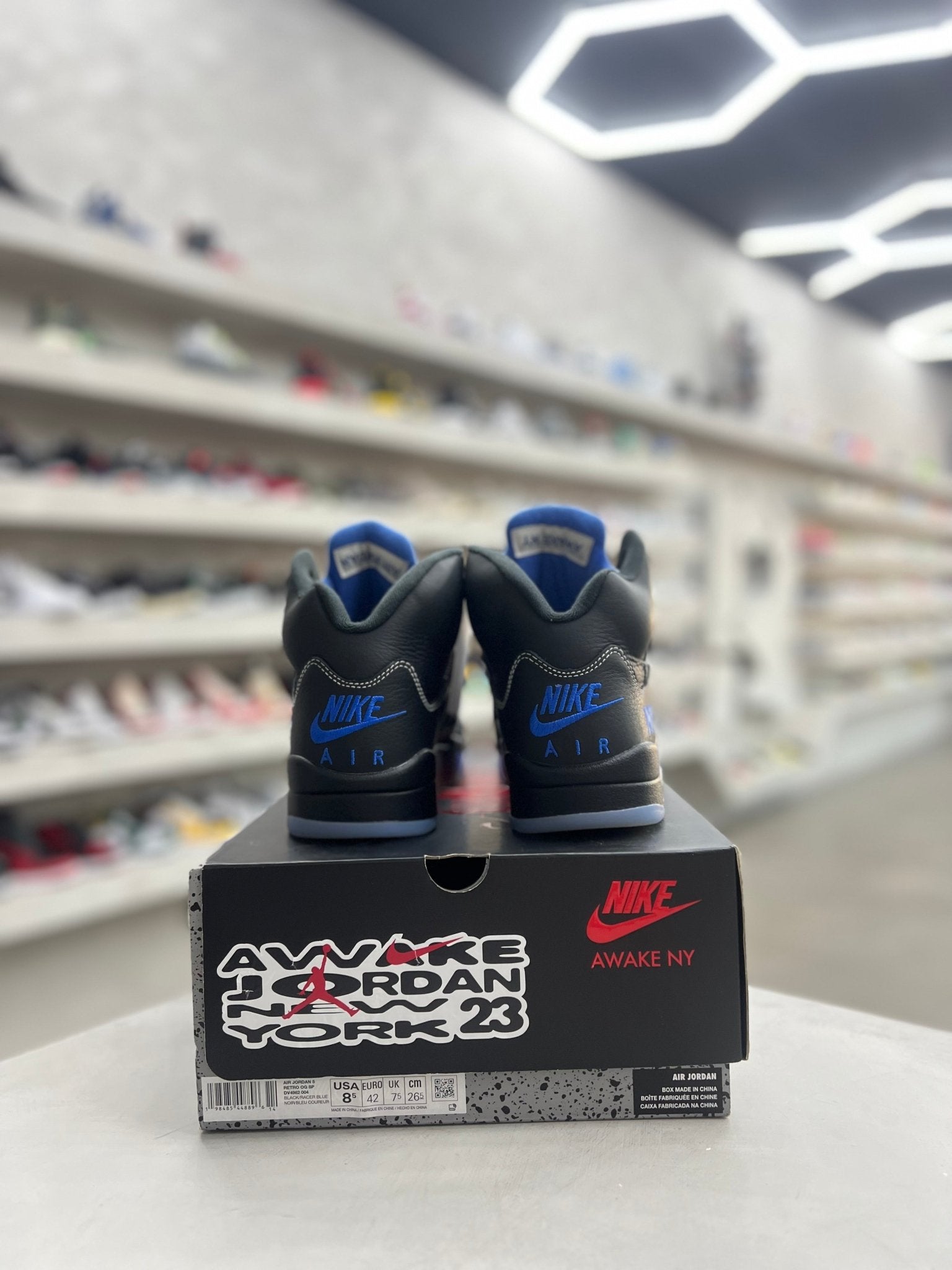 Jordan 5 Retro Awake NY Black Sz 8.5 (PREOWNED) - Restock AveJordan 5 Retro Awake NY Black Sz 8.5 (PREOWNED)Restock AveRestock Ave8.579795571Restock Ave