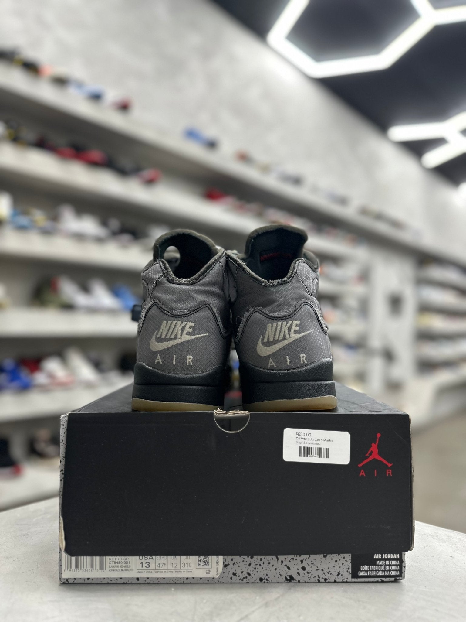 Jordan 5 Retro Off-White Muslin Sz 13 (PREOWNED) - Restock AveJordan 5 Retro Off-White Muslin Sz 13 (PREOWNED)Restock AveRestock Ave13Restock Ave