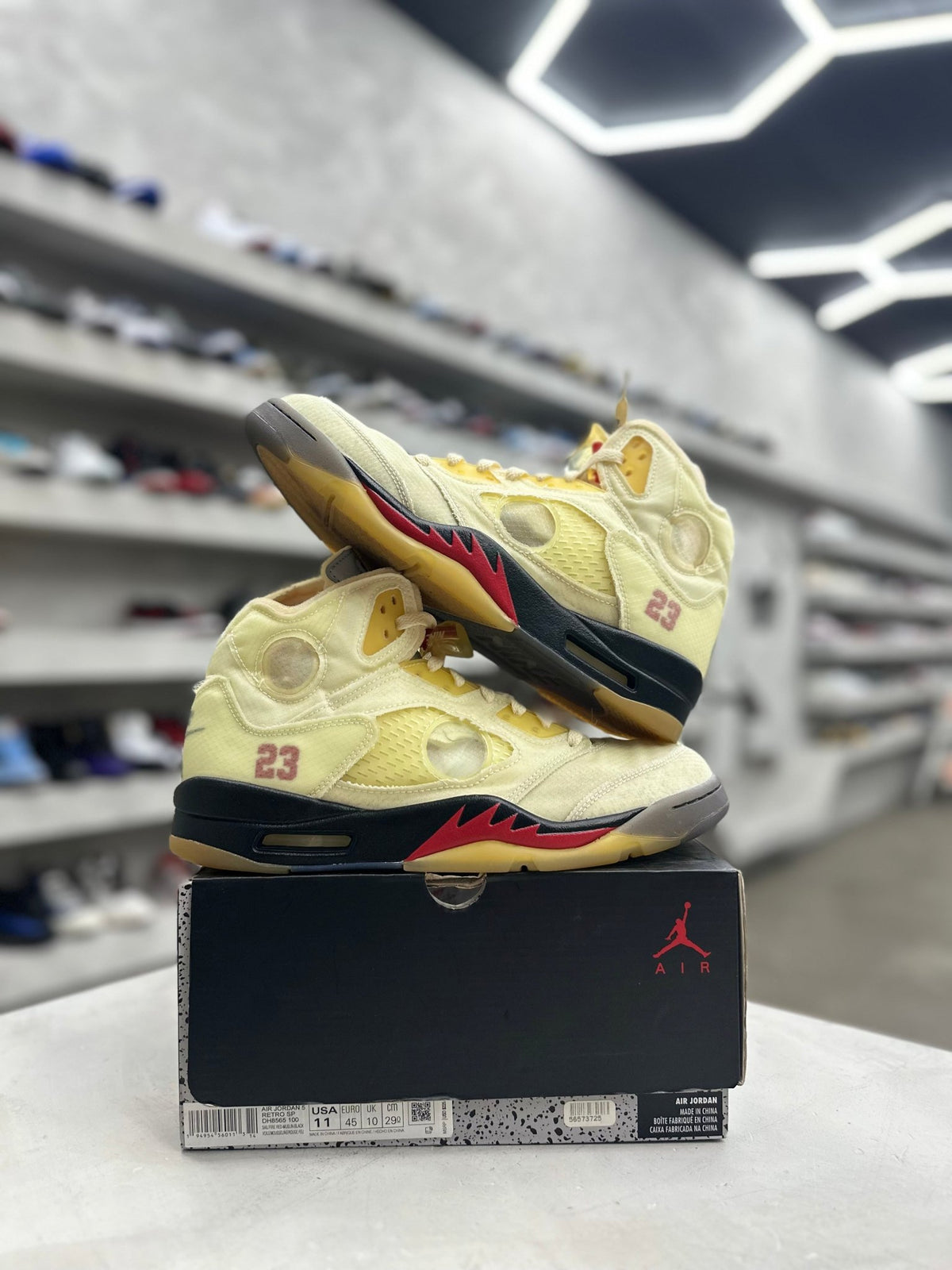 Jordan 5 Retro Off-White Sail Sz 11 (PREOWNED) - Restock AveJordan 5 Retro Off-White Sail Sz 11 (PREOWNED)Restock AveRestock Ave1131442035Restock Ave