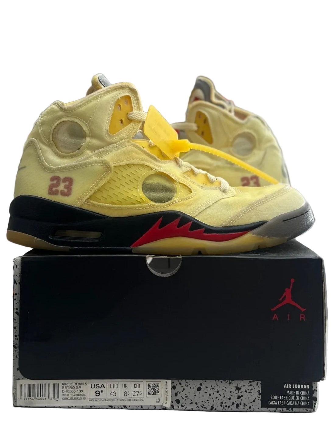Jordan 5 Retro Off - White Sail Sz 9.5 (PREOWNED) - Restock AveJordan 5 Retro Off - White Sail Sz 9.5 (PREOWNED)Restock AveRestock Ave9.5Restock Ave