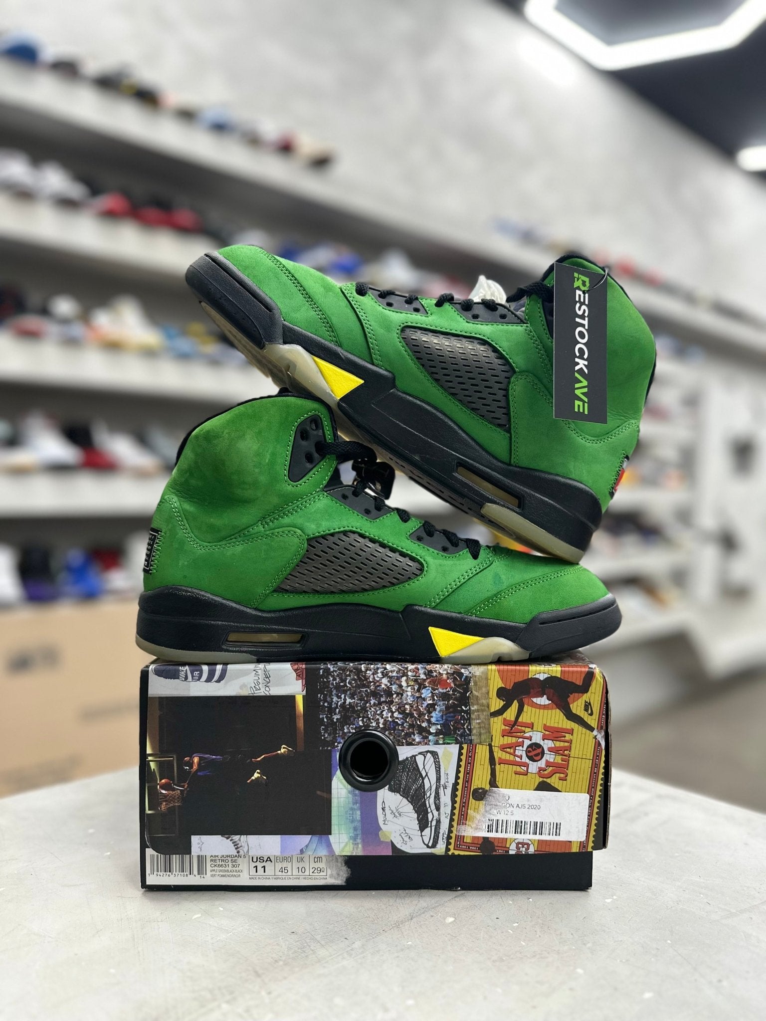 Jordan 5 Retro SE Oregon Sz 11 (PREOWNED) - Restock AveJordan 5 Retro SE Oregon Sz 11 (PREOWNED)Restock AveRestock Ave11Restock Ave