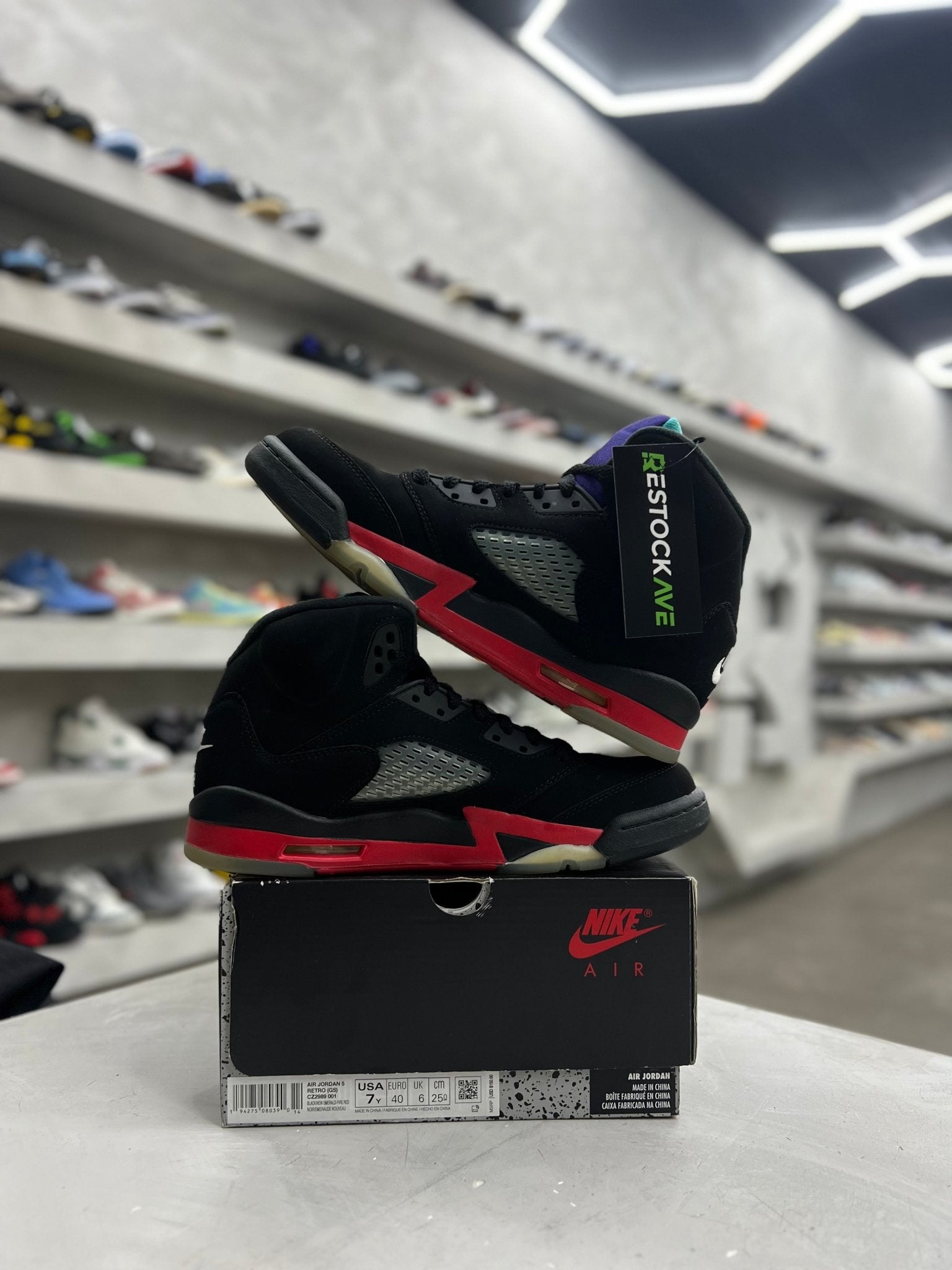 Jordan 5 Retro Top 3 (GS) Sz 7y (PREOWNED) - Restock AveJordan 5 Retro Top 3 (GS) Sz 7y (PREOWNED)Restock AveRestock Ave7yRestock Ave
