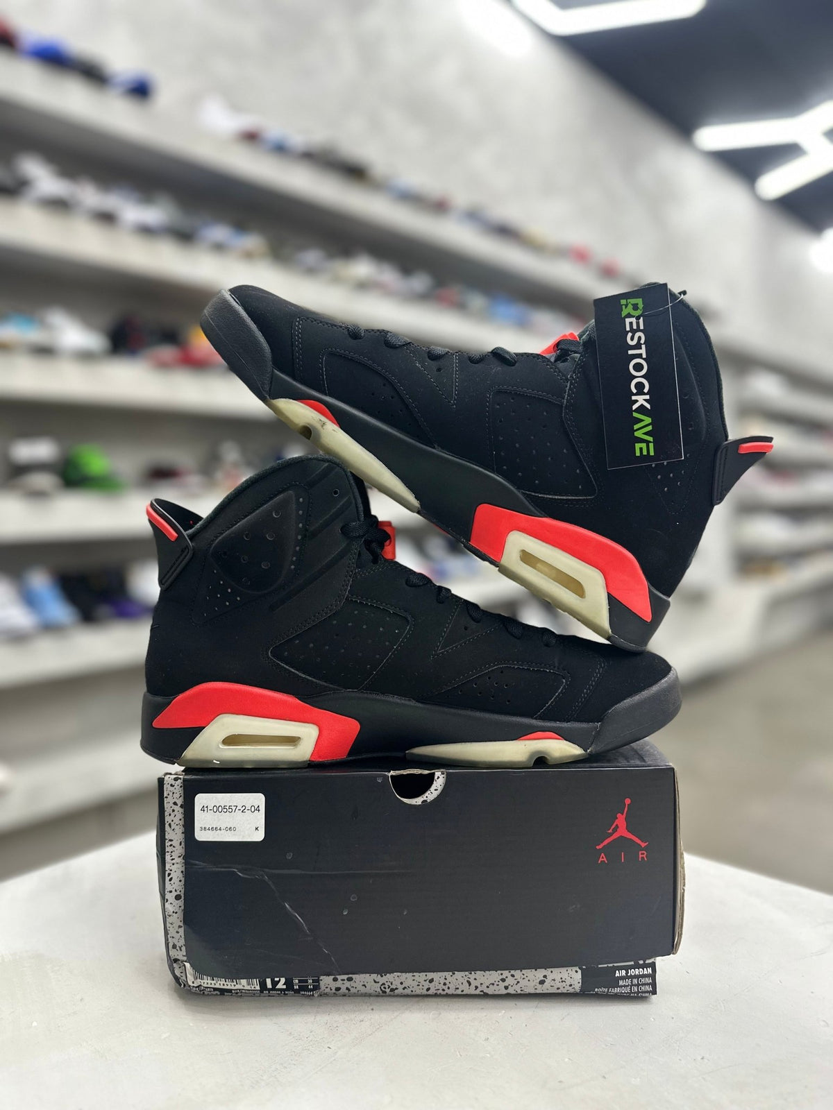 Jordan 6 Retro Black Infrared Sz 12 (PREOWNED) - Restock AveJordan 6 Retro Black Infrared Sz 12 (PREOWNED)Restock AveRestock Ave1200446579Restock Ave