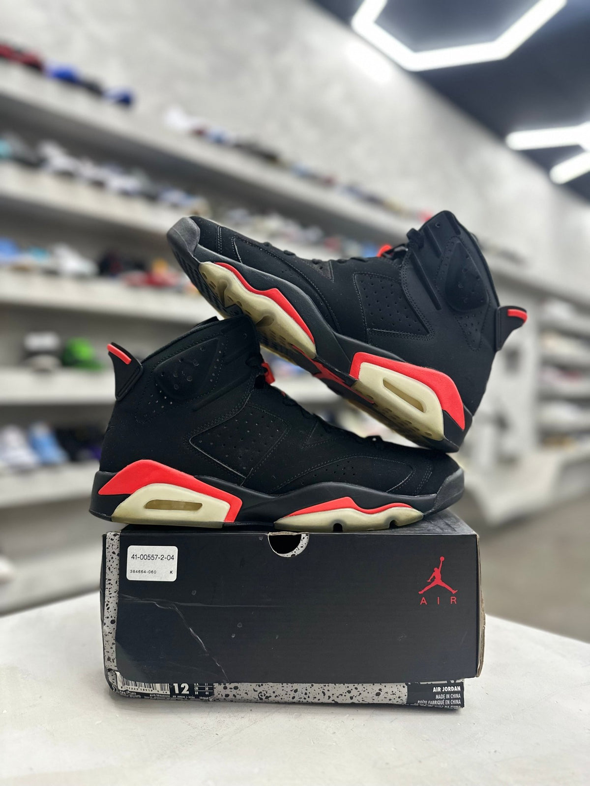 Jordan 6 Retro Black Infrared Sz 12 (PREOWNED) - Restock AveJordan 6 Retro Black Infrared Sz 12 (PREOWNED)Restock AveRestock Ave1200446579Restock Ave