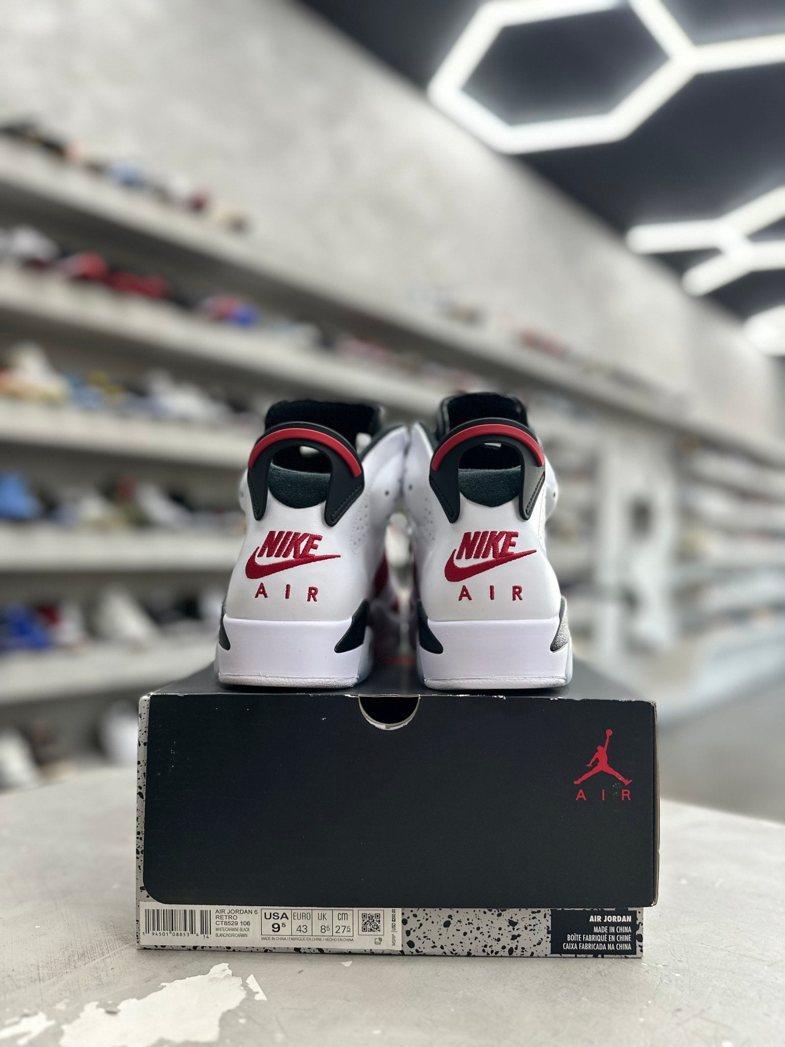 Jordan 6 Retro Carmine Sz 9.5 (PREOWNED) - Restock AveJordan 6 Retro Carmine Sz 9.5 (PREOWNED)Restock AveRestock Ave9.527026547Restock Ave