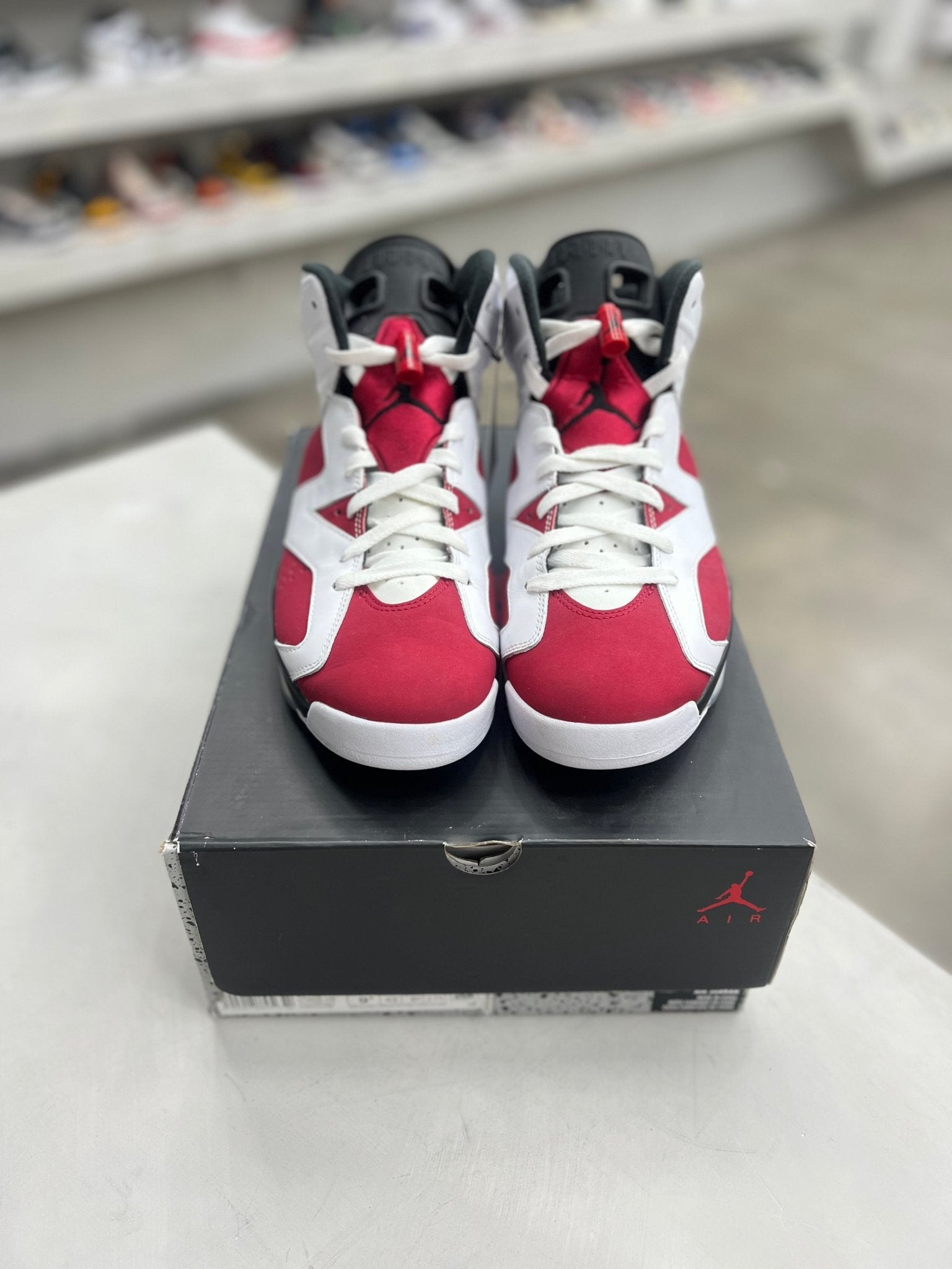 Jordan 6 Retro Carmine Sz 9.5 (PREOWNED) - Restock AveJordan 6 Retro Carmine Sz 9.5 (PREOWNED)Restock AveRestock Ave9.5Restock Ave