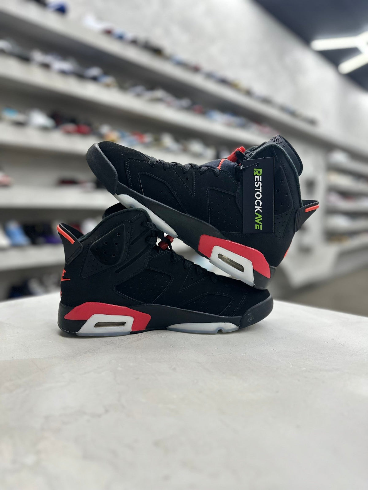 Jordan 6 Retro Infrared Salesman Sz 10 (PREOWNED) (NO BOX) - Restock AveJordan 6 Retro Infrared Salesman Sz 10 (PREOWNED) (NO BOX)Restock AveRestock Ave10Restock Ave