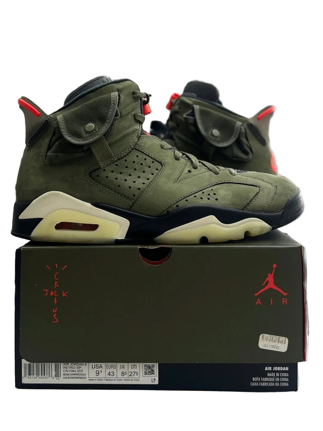 Jordan 6 Retro Travis Scott Sz 9.5 (PREOWNED) - Restock AveJordan 6 Retro Travis Scott Sz 9.5 (PREOWNED)Restock AveRestock Ave9.5Restock Ave
