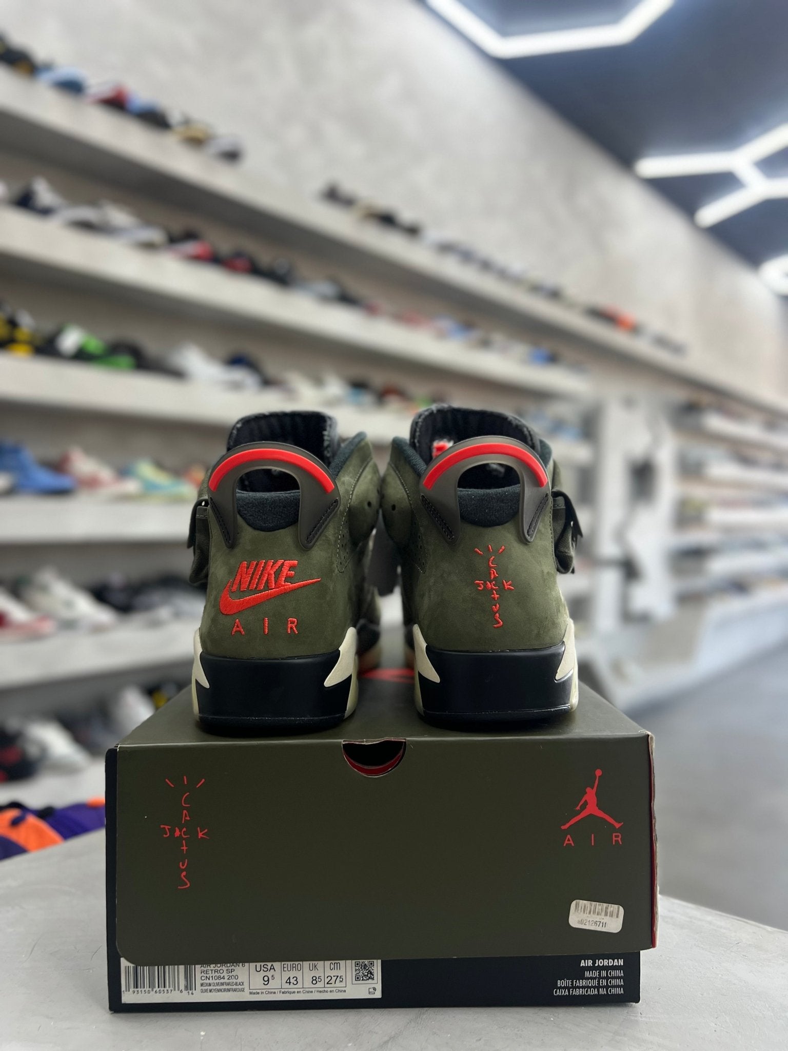 Jordan 6 Retro Travis Scott Sz 9.5 (PREOWNED) - Restock AveJordan 6 Retro Travis Scott Sz 9.5 (PREOWNED)Restock AveRestock Ave9.5Restock Ave