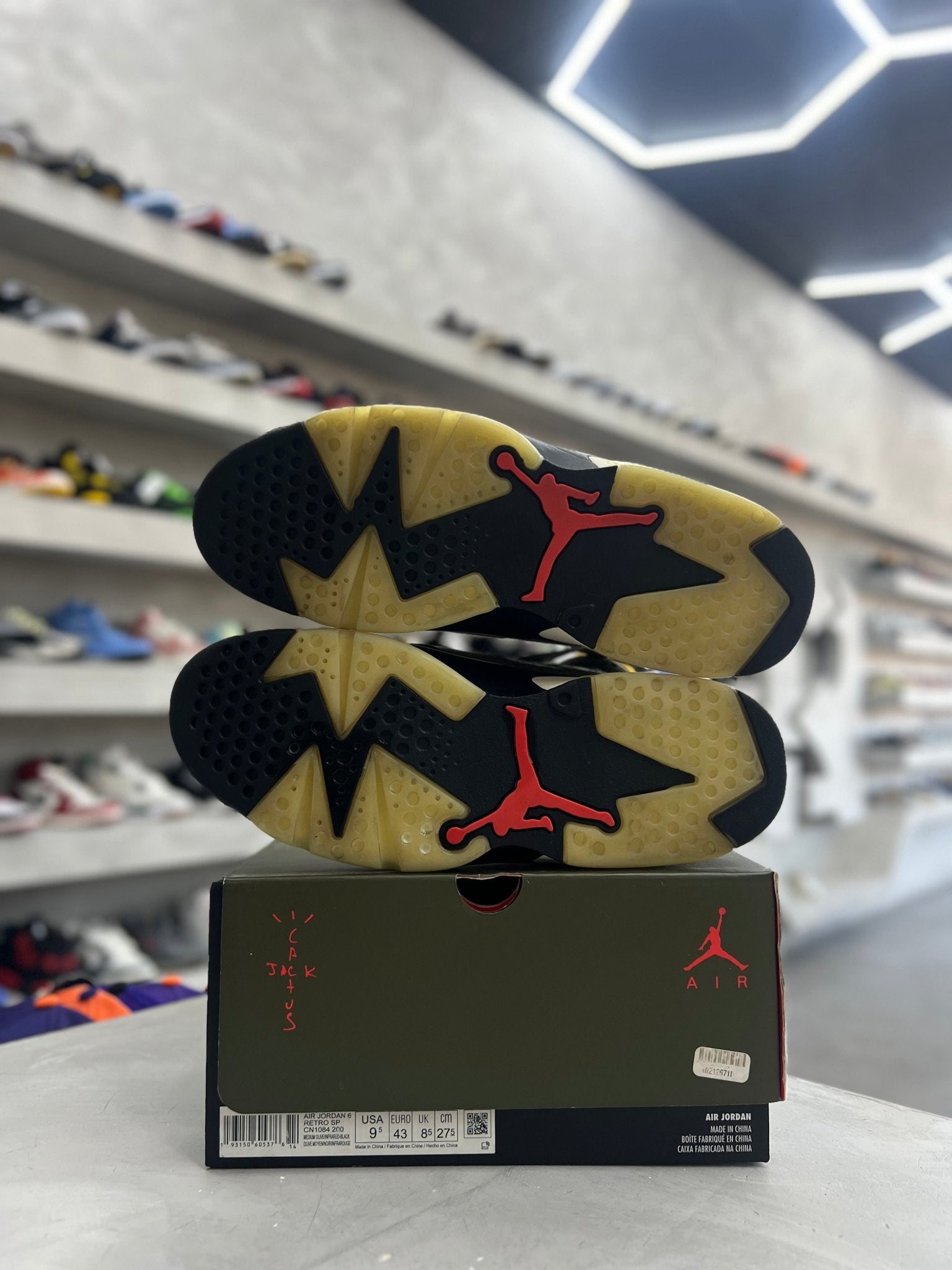Jordan 6 Retro Travis Scott Sz 9.5 (PREOWNED) - Restock AveJordan 6 Retro Travis Scott Sz 9.5 (PREOWNED)Restock AveRestock Ave9.5Restock Ave
