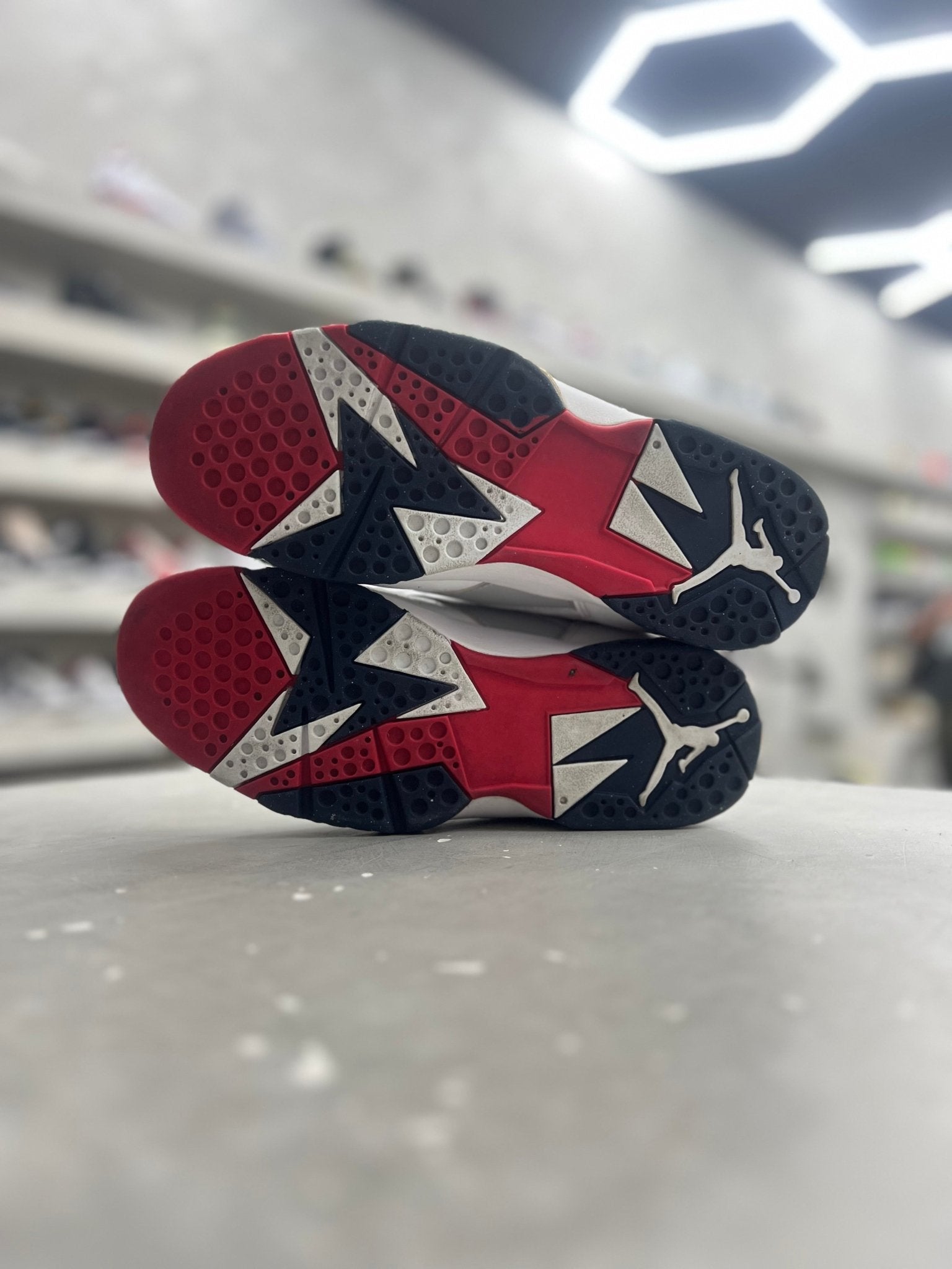 Jordan 7 Retro Olympic Sz 8 (PREOWNED) (NO BOX) - Restock AveJordan 7 Retro Olympic Sz 8 (PREOWNED) (NO BOX)Restock AveRestock Ave879191923Restock Ave