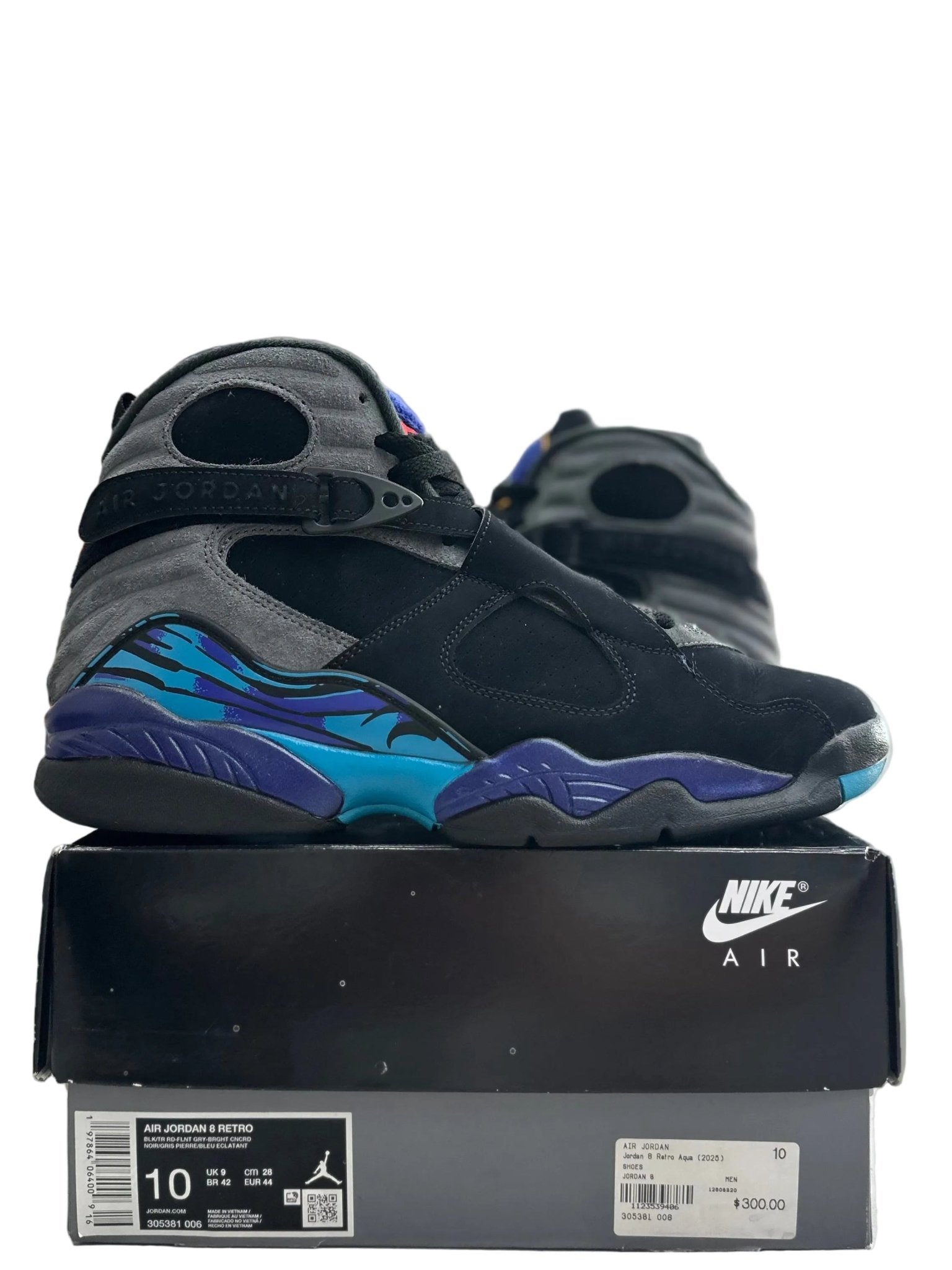 Jordan 8 Retro Aqua Sz 10 (PREOWNED) - Restock AveJordan 8 Retro Aqua Sz 10 (PREOWNED)Restock AveRestock Ave1033916275Restock Ave