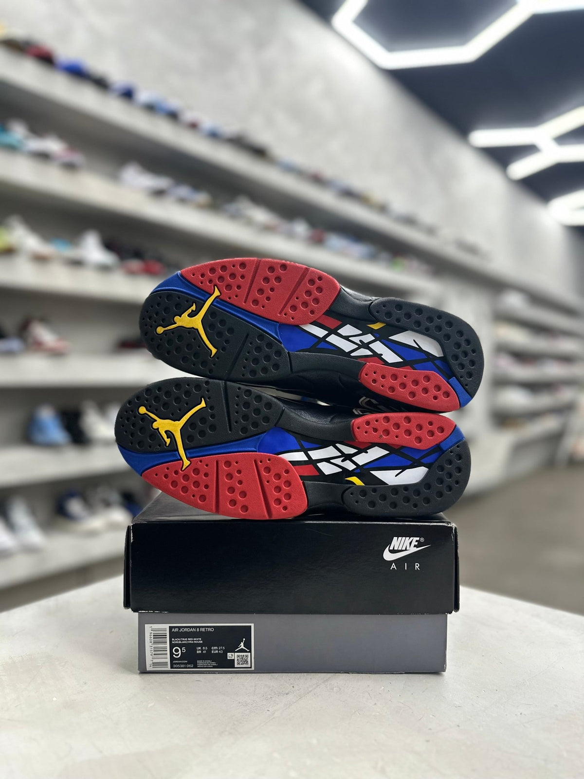 Jordan 8 Retro Playoffs as 9.5 (PREOWNED) - Restock AveJordan 8 Retro Playoffs as 9.5 (PREOWNED)Restock AveRestock Ave9.5Restock Ave