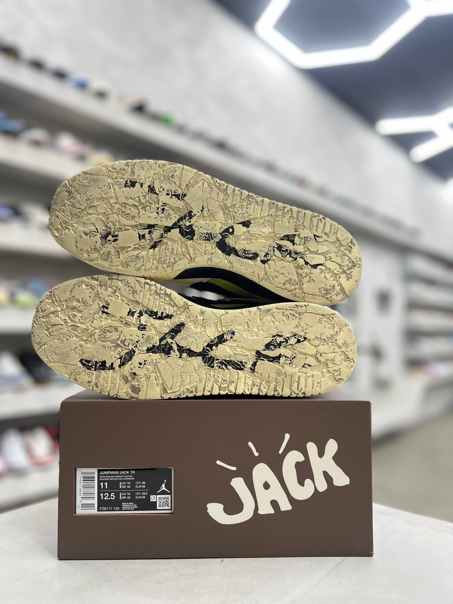 Jordan Jumpman Jack TR Travis Scott Bright Cactus Sz 11 (PREOWNED) - Restock AveJordan Jumpman Jack TR Travis Scott Bright Cactus Sz 11 (PREOWNED)Restock AveRestock Ave11Restock Ave