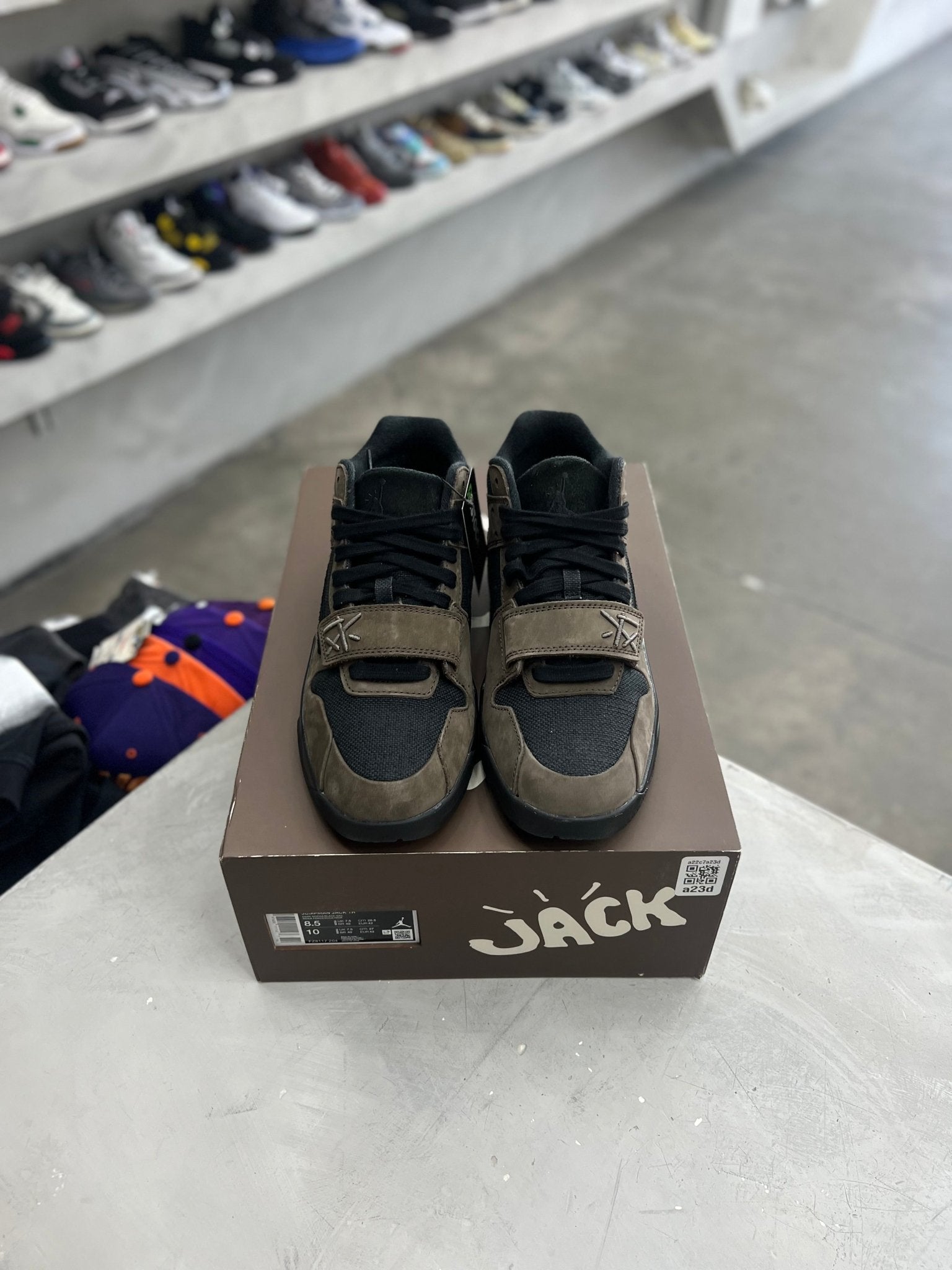Jordan Jumpman Jack TR Travis Scott Dark Mocha Sz 8.5 (PREOWNED) - Restock AveJordan Jumpman Jack TR Travis Scott Dark Mocha Sz 8.5 (PREOWNED)Restock AveRestock Ave8.5Restock Ave