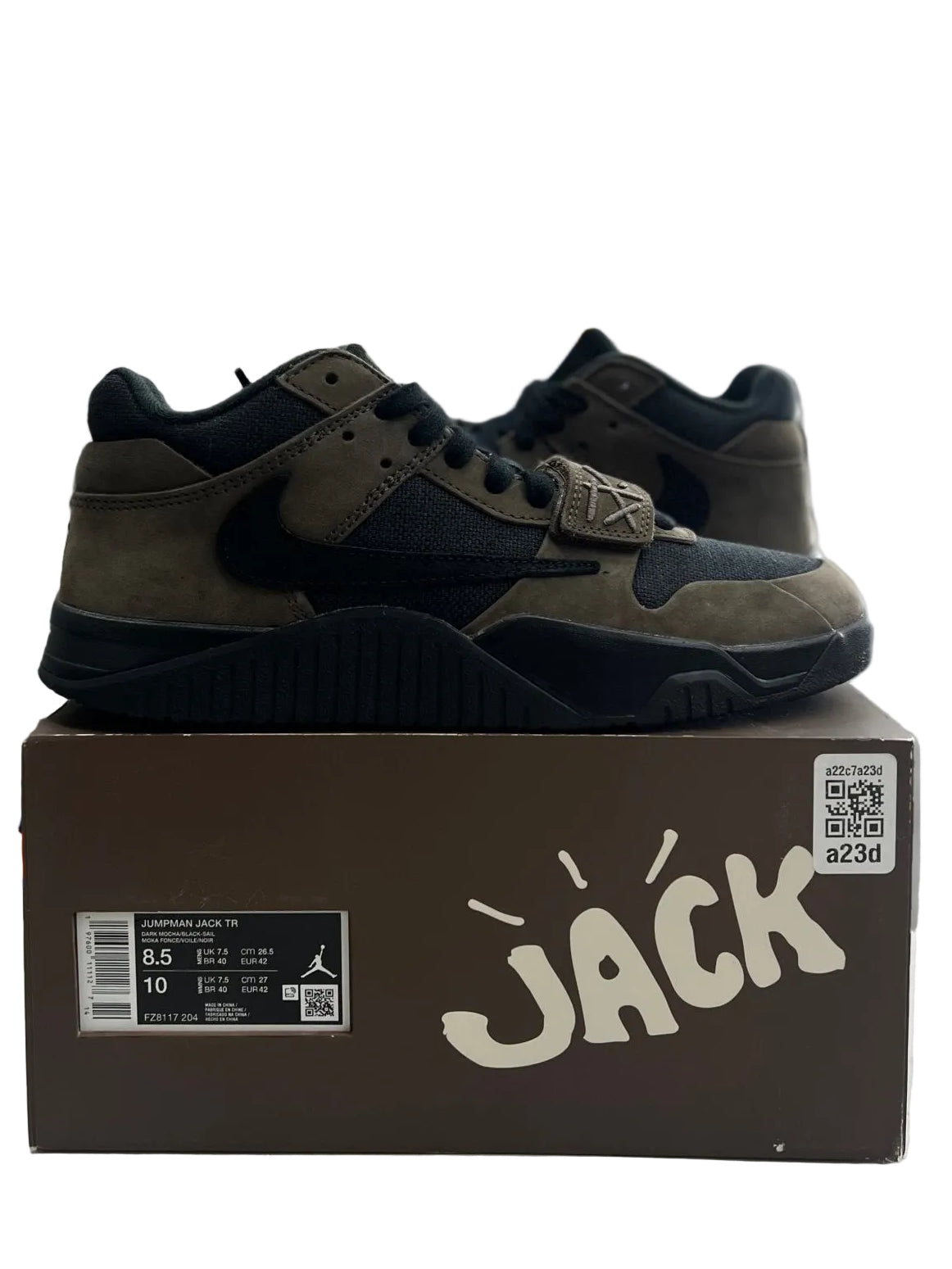 Jordan Jumpman Jack TR Travis Scott Dark Mocha Sz 8.5 (PREOWNED) - Restock AveJordan Jumpman Jack TR Travis Scott Dark Mocha Sz 8.5 (PREOWNED)Restock AveRestock Ave8.5Restock Ave