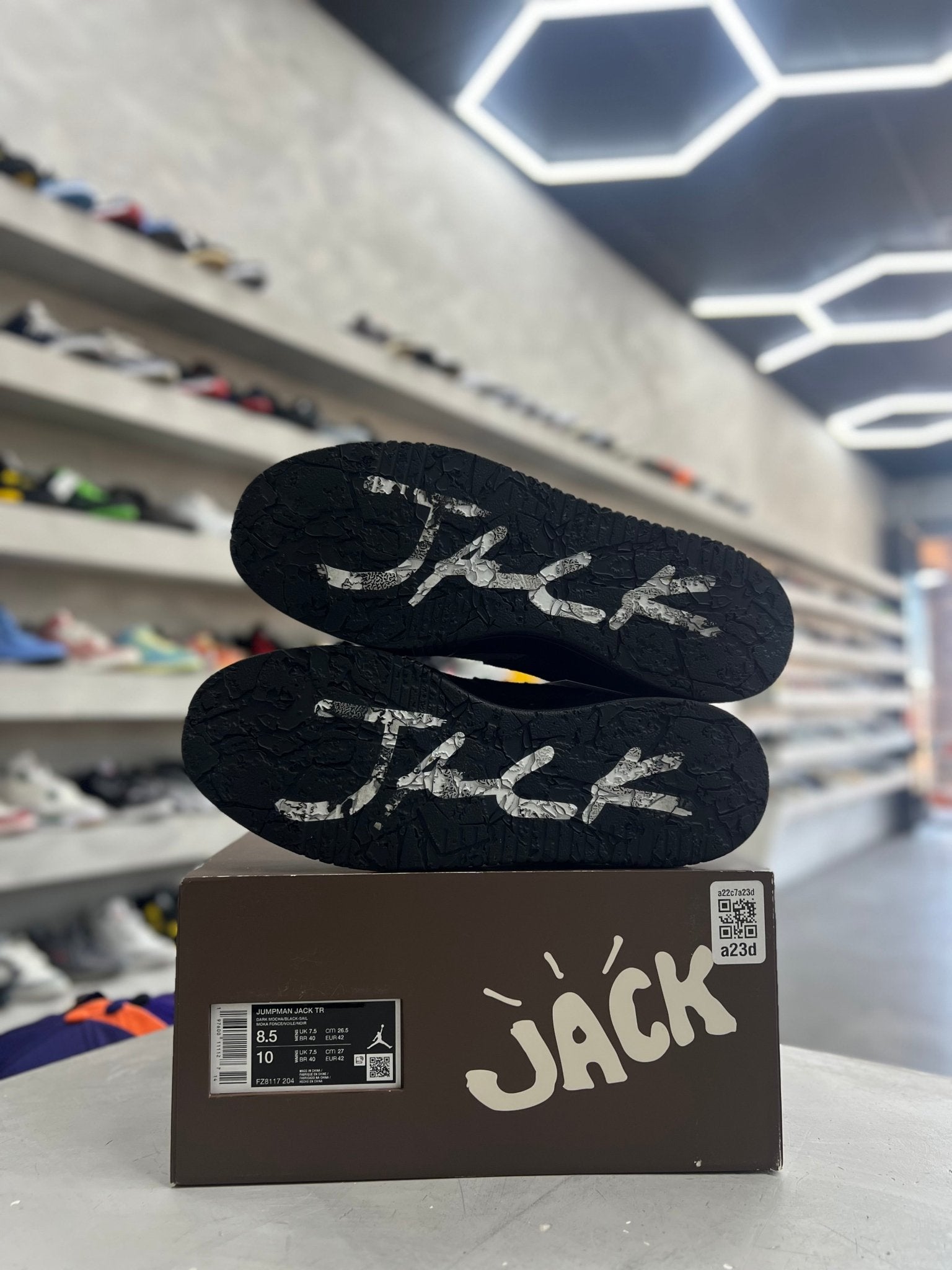 Jordan Jumpman Jack TR Travis Scott Dark Mocha Sz 8.5 (PREOWNED) - Restock AveJordan Jumpman Jack TR Travis Scott Dark Mocha Sz 8.5 (PREOWNED)Restock AveRestock Ave8.5Restock Ave