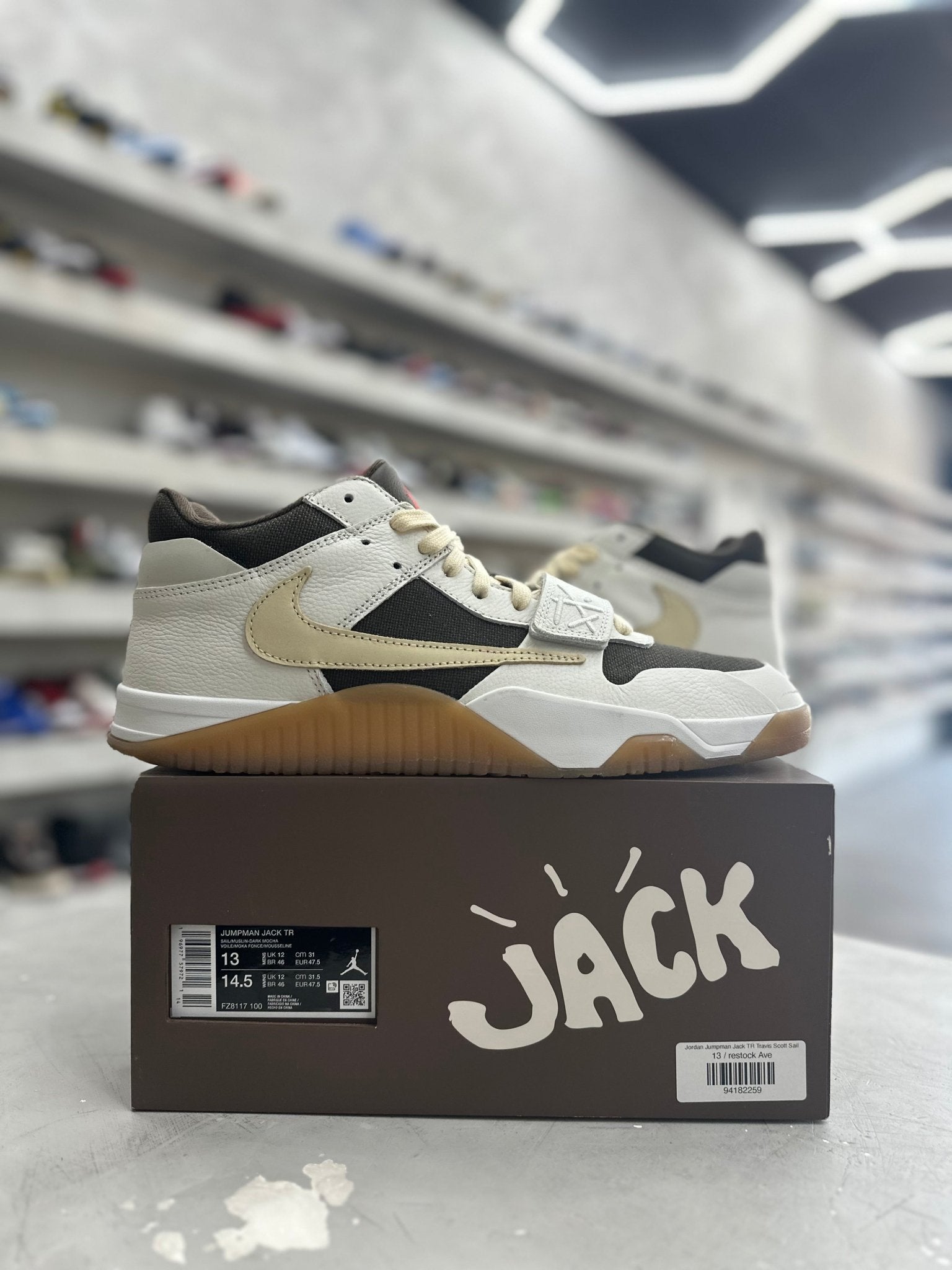 Jordan Jumpman Jack TR Travis Scott Sail Sz 13 (PREOWNED) - Restock AveJordan Jumpman Jack TR Travis Scott Sail Sz 13 (PREOWNED)Restock AveRestock Ave1355166579Restock Ave