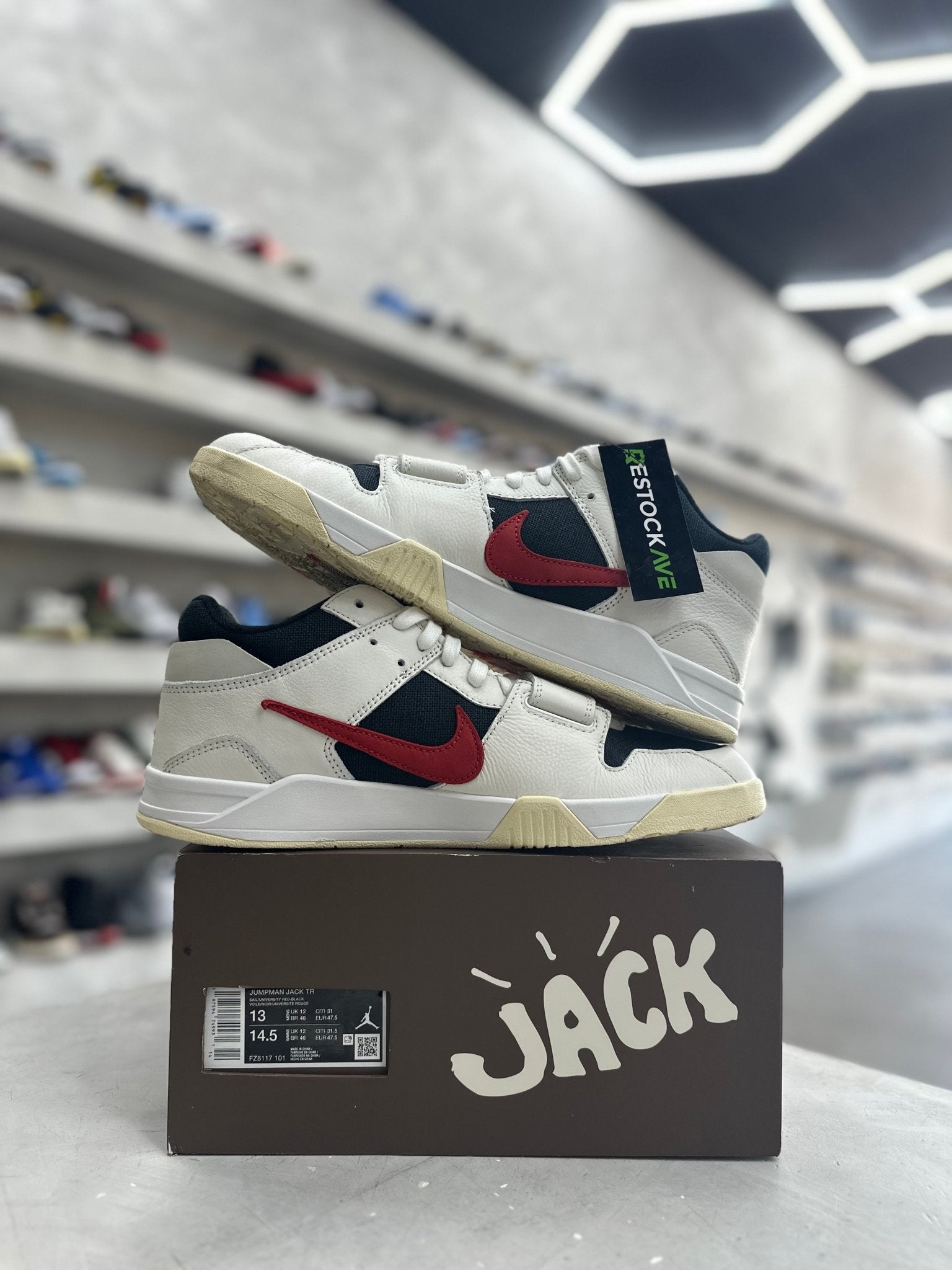 Jordan Jumpman Jack TR Travis Scott University Red Sz 13 (PREOWNED) - Restock AveJordan Jumpman Jack TR Travis Scott University Red Sz 13 (PREOWNED)Restock AveRestock Ave1399395443Restock Ave