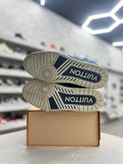 Louis Vuitton Trainer Low 'Velcro Strap - Light Blue Monogram Denim Sz 10 (PREOWNED) - Restock AveLouis Vuitton Trainer Low 'Velcro Strap - Light Blue Monogram Denim Sz 10 (PREOWNED)Restock AveRestock Ave10Restock Ave