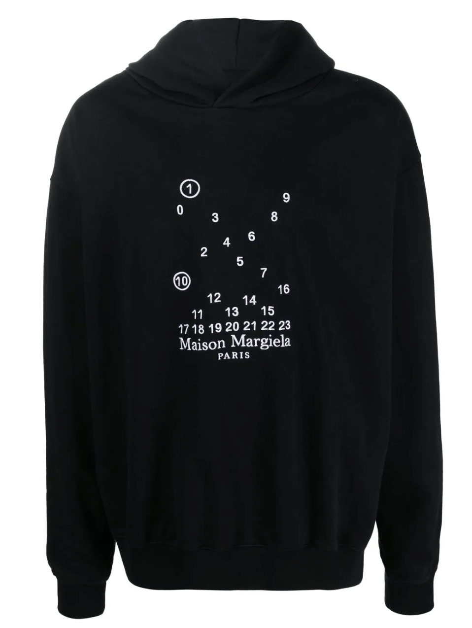 Maison Margiela logo - embroidered cotton hoodie - Restock AveMaison Margiela logo - embroidered cotton hoodieRestock AveRestock AveL27787123Restock Ave