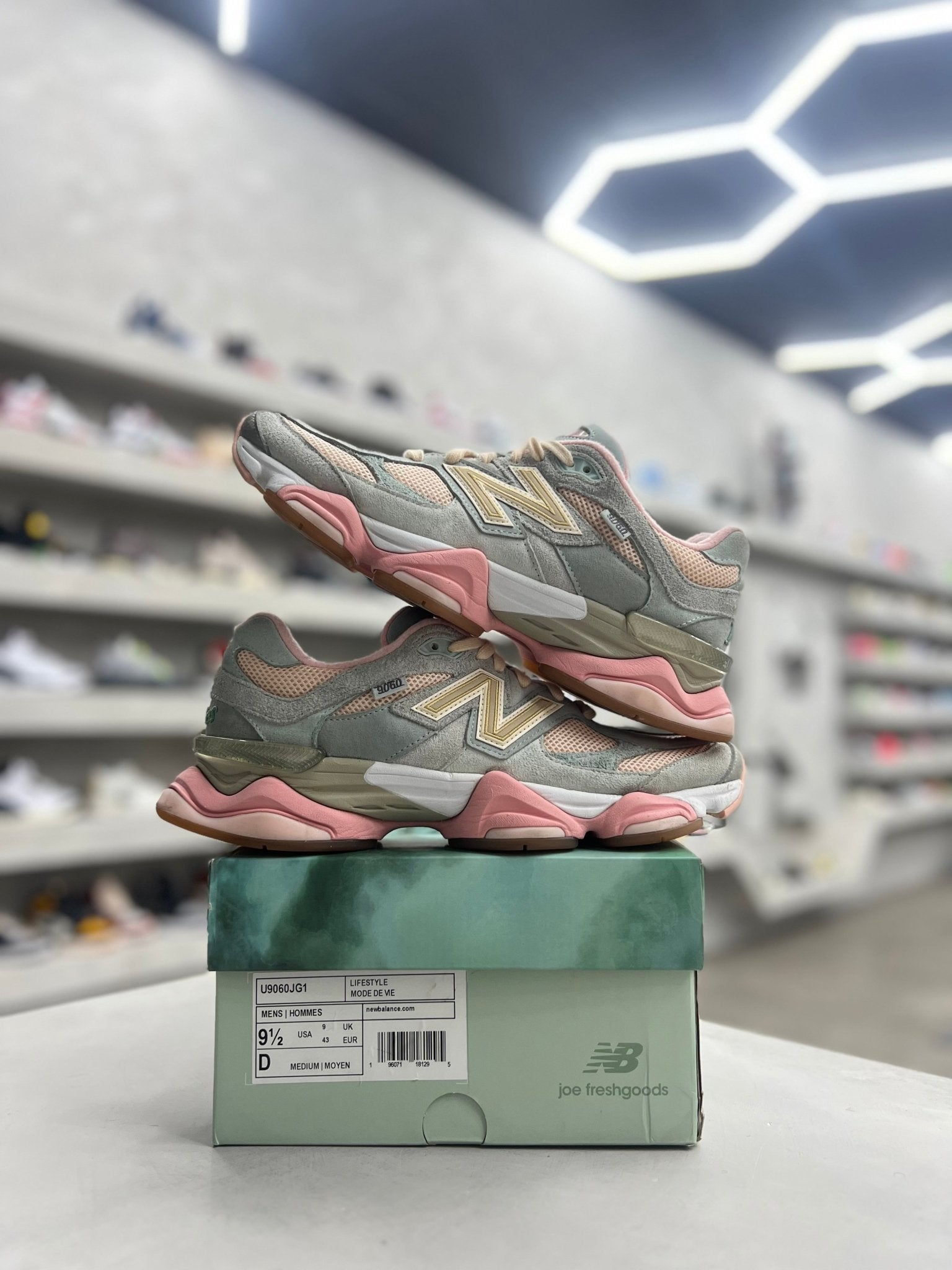 New Balance 9060 Joe Freshgoods Inside Voices Baby Shower Blue Sz 9.5 (PREOWNED) - Restock AveNew Balance 9060 Joe Freshgoods Inside Voices Baby Shower Blue Sz 9.5 (PREOWNED)Restock AveRestock Ave9.5Restock Ave