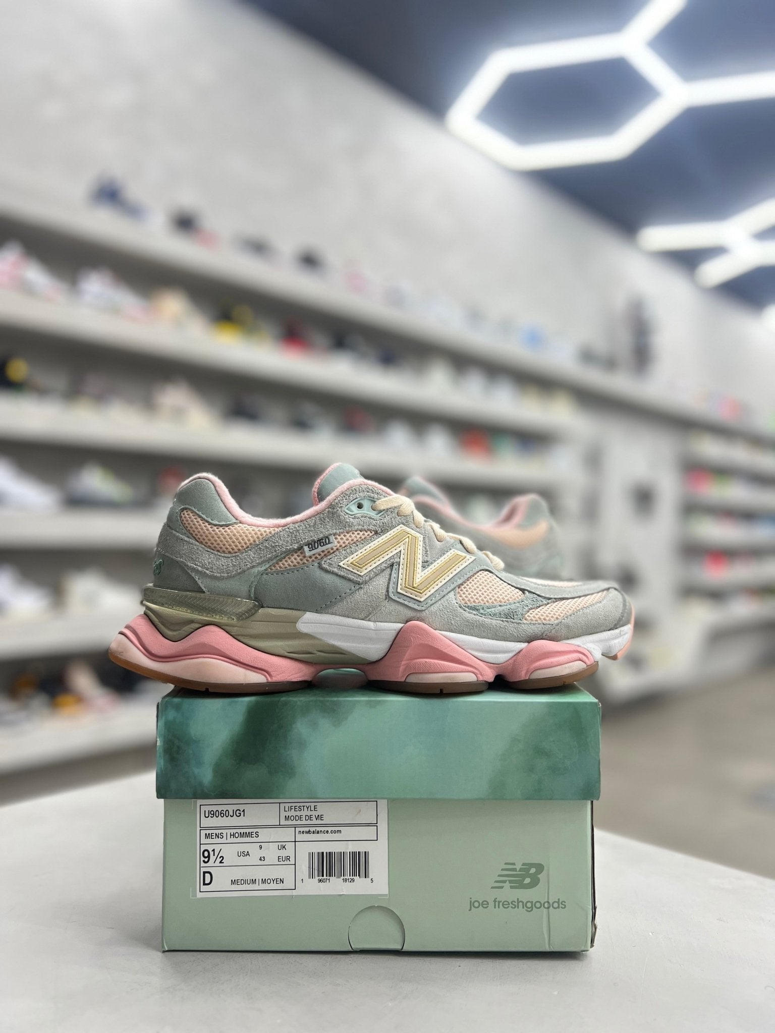New Balance 9060 Joe Freshgoods Inside Voices Baby Shower Blue Sz