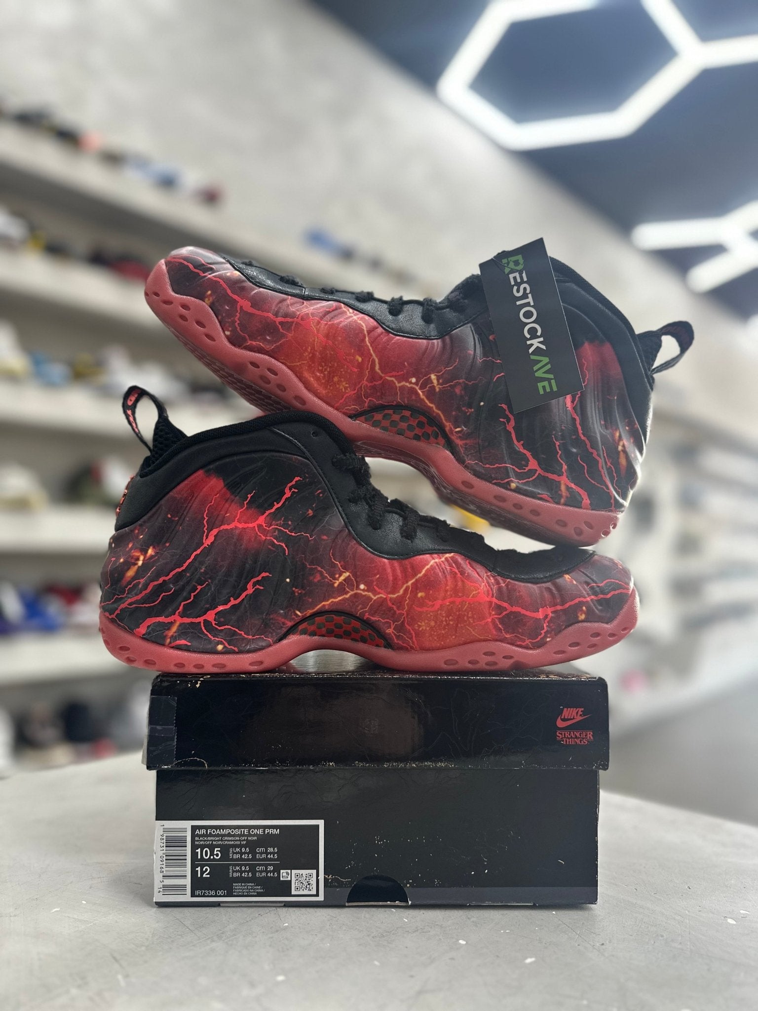 Nike Air Foamposite One Stranger Things Sz 10.5 (PREOWNED) - Restock AveNike Air Foamposite One Stranger Things Sz 10.5 (PREOWNED)Restock AveRestock Ave10.5Restock Ave