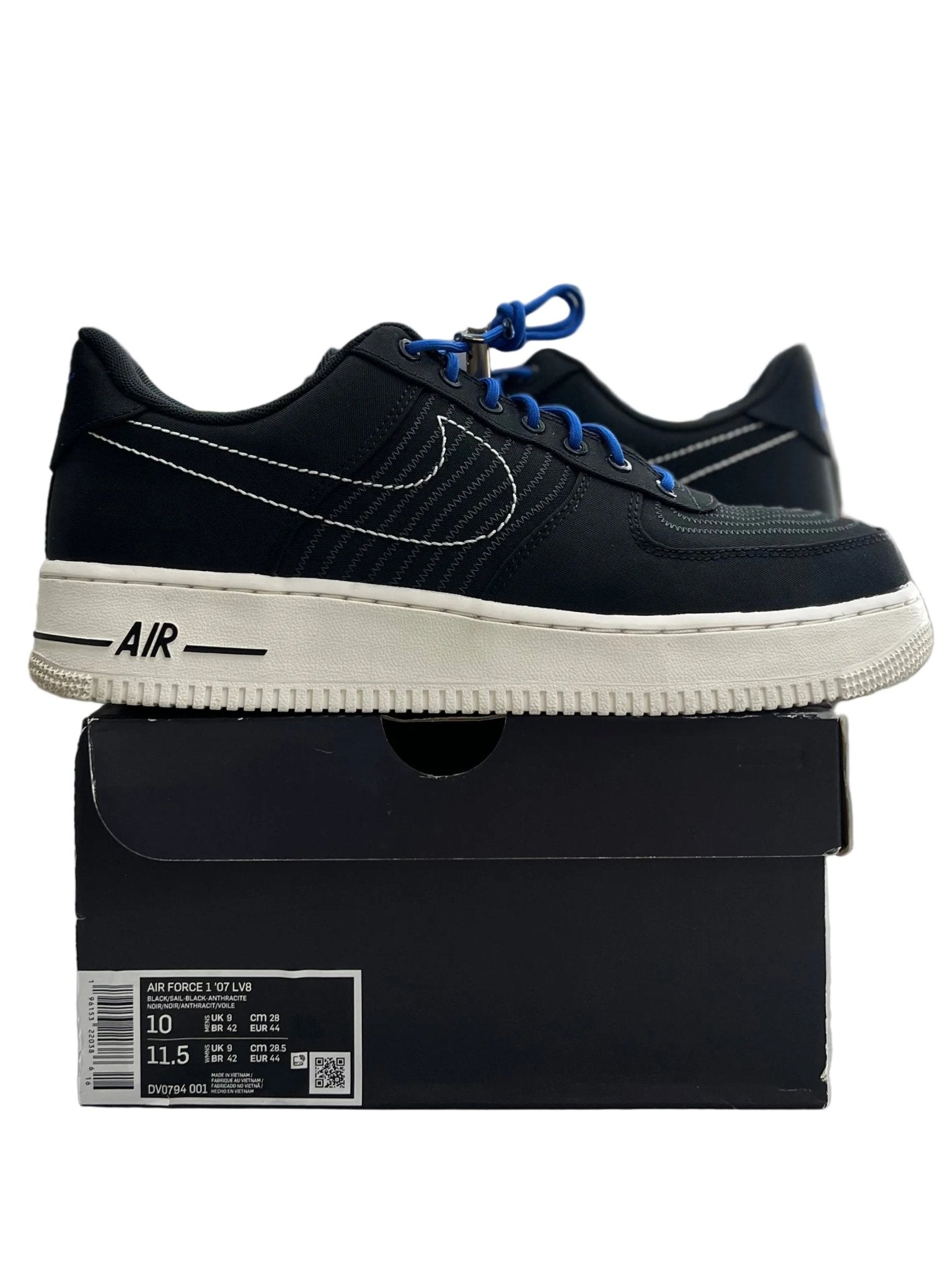 Nike Air Force 1 Low '07 LV8 Black Sail Sz 10 (PREOWNED) - Restock AveNike Air Force 1 Low '07 LV8 Black Sail Sz 10 (PREOWNED)Restock AveRestock Ave1084096627Restock Ave