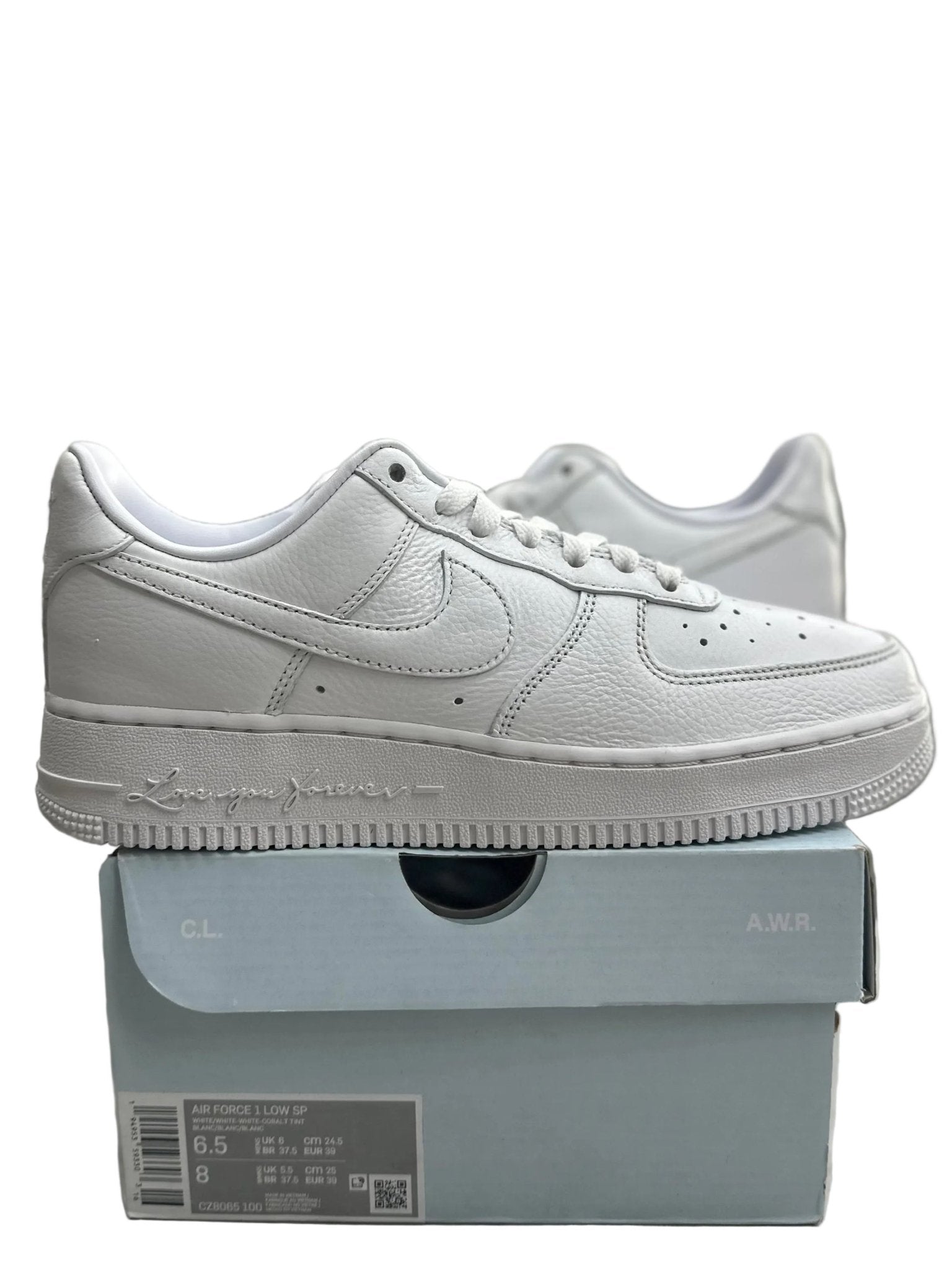 Nike Air Force 1 Low Drake NOCTA Certified Lover Boy Sz 6.5 (PREOWNED) - Restock AveNike Air Force 1 Low Drake NOCTA Certified Lover Boy Sz 6.5 (PREOWNED)Restock AveRestock Ave6.5Restock Ave
