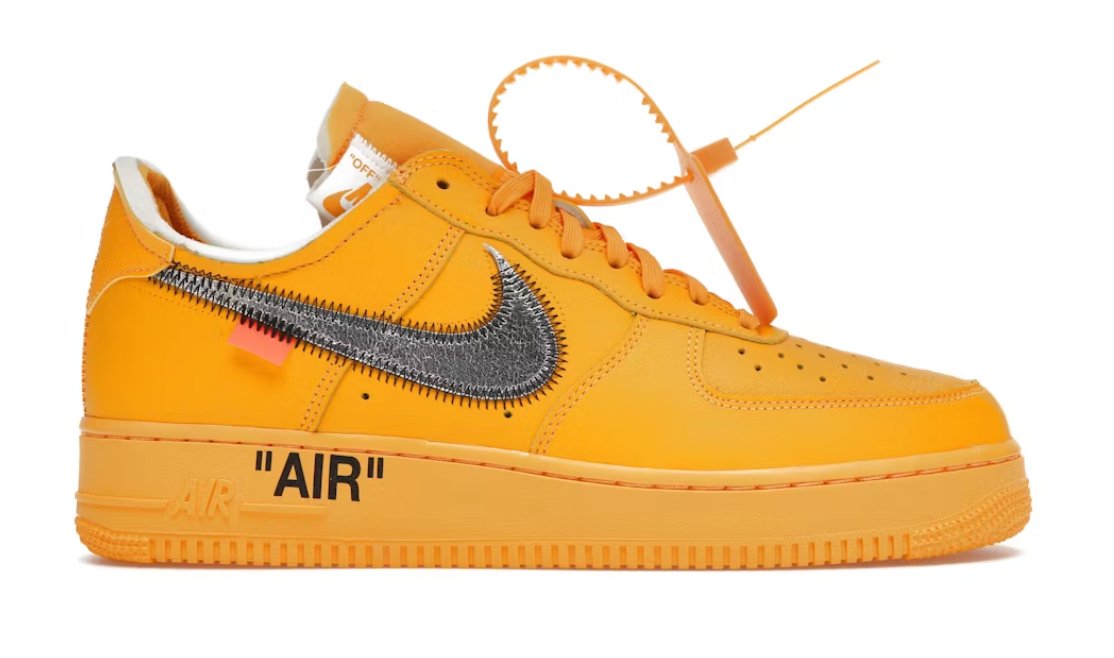 Nike Air Force 1 Low Off - White ICA University Gold - Restock AveNike Air Force 1 Low Off - White ICA University GoldRestock AveRestock Ave10Restock Ave