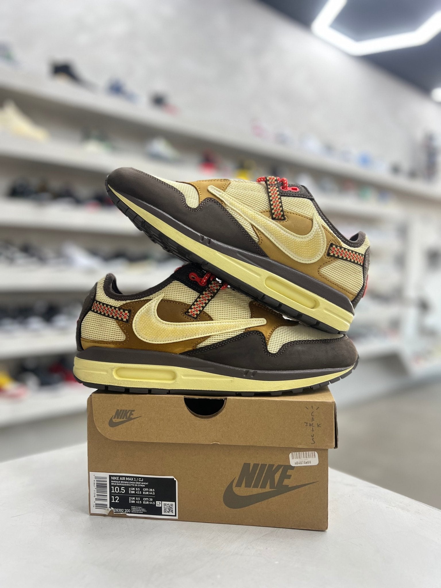 Nike Air Max 1 Travis Scott Cactus Jack Baroque Brown Sz 10.5 (PREOWNED) - Restock AveNike Air Max 1 Travis Scott Cactus Jack Baroque Brown Sz 10.5 (PREOWNED)Restock AveRestock Ave10.589978483Restock Ave