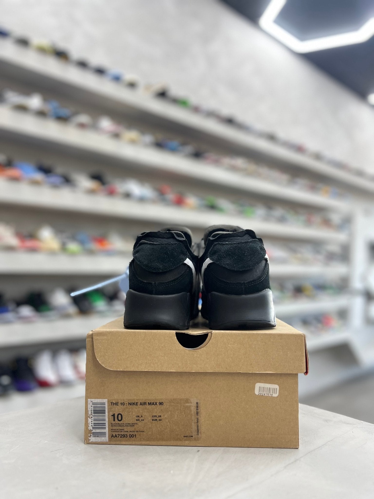 Nike Air Max 90 Off - White Black Sz 10 (PREOWNED) - Restock AveNike Air Max 90 Off - White Black Sz 10 (PREOWNED)Restock AveRestock Ave1024421235Restock Ave