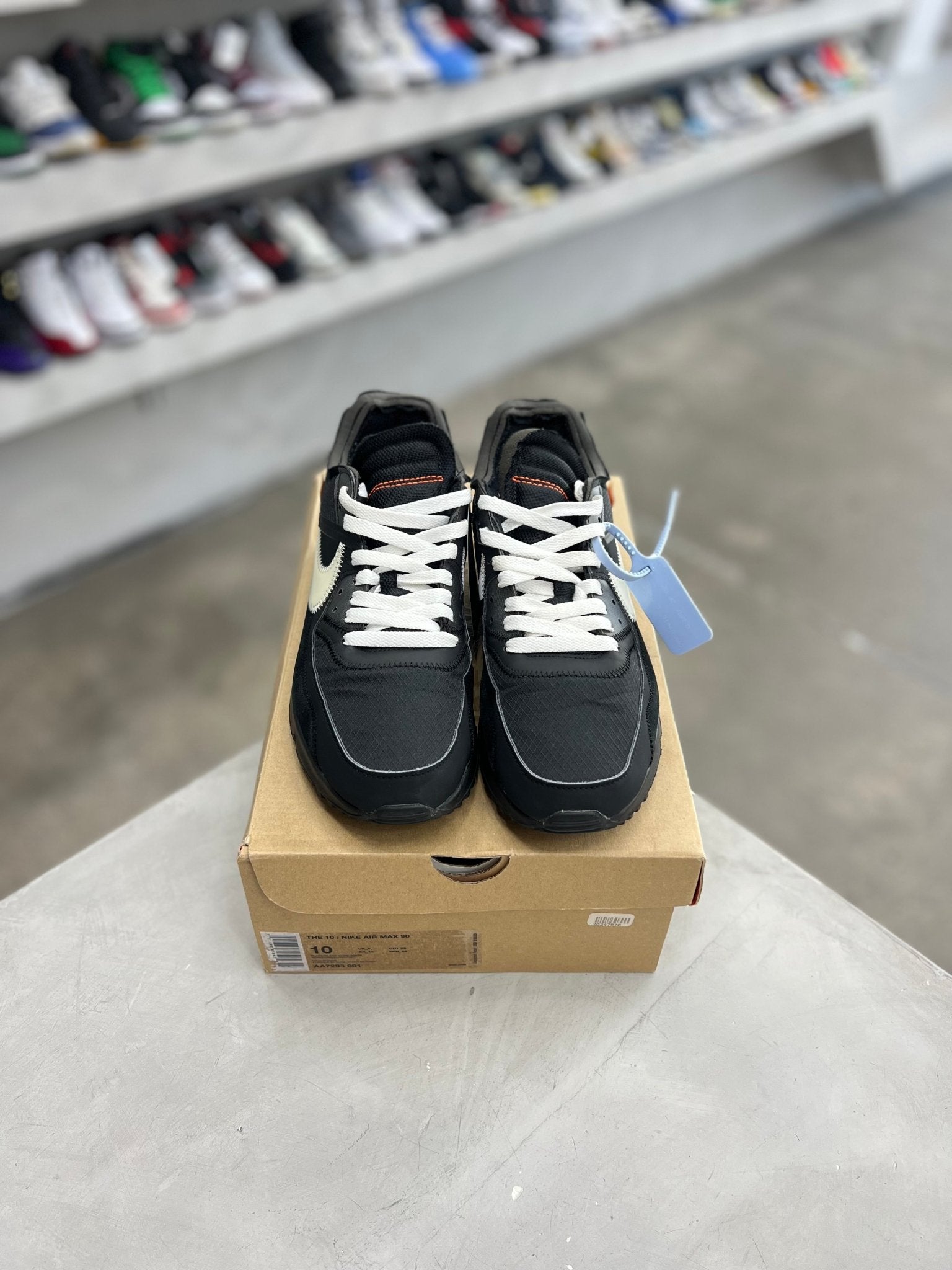 Nike Air Max 90 Off - White Black Sz 10 (PREOWNED) - Restock AveNike Air Max 90 Off - White Black Sz 10 (PREOWNED)Restock AveRestock Ave1024421235Restock Ave