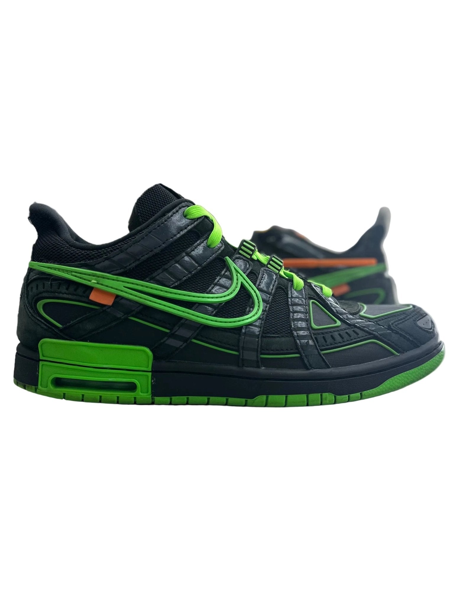 Nike Air Rubber Dunk Off-White Green Strike Sz 10 (PREOWNED)(NO BOX) - Restock AveNike Air Rubber Dunk Off-White Green Strike Sz 10 (PREOWNED)(NO BOX)Restock AveRestock Ave10Restock Ave