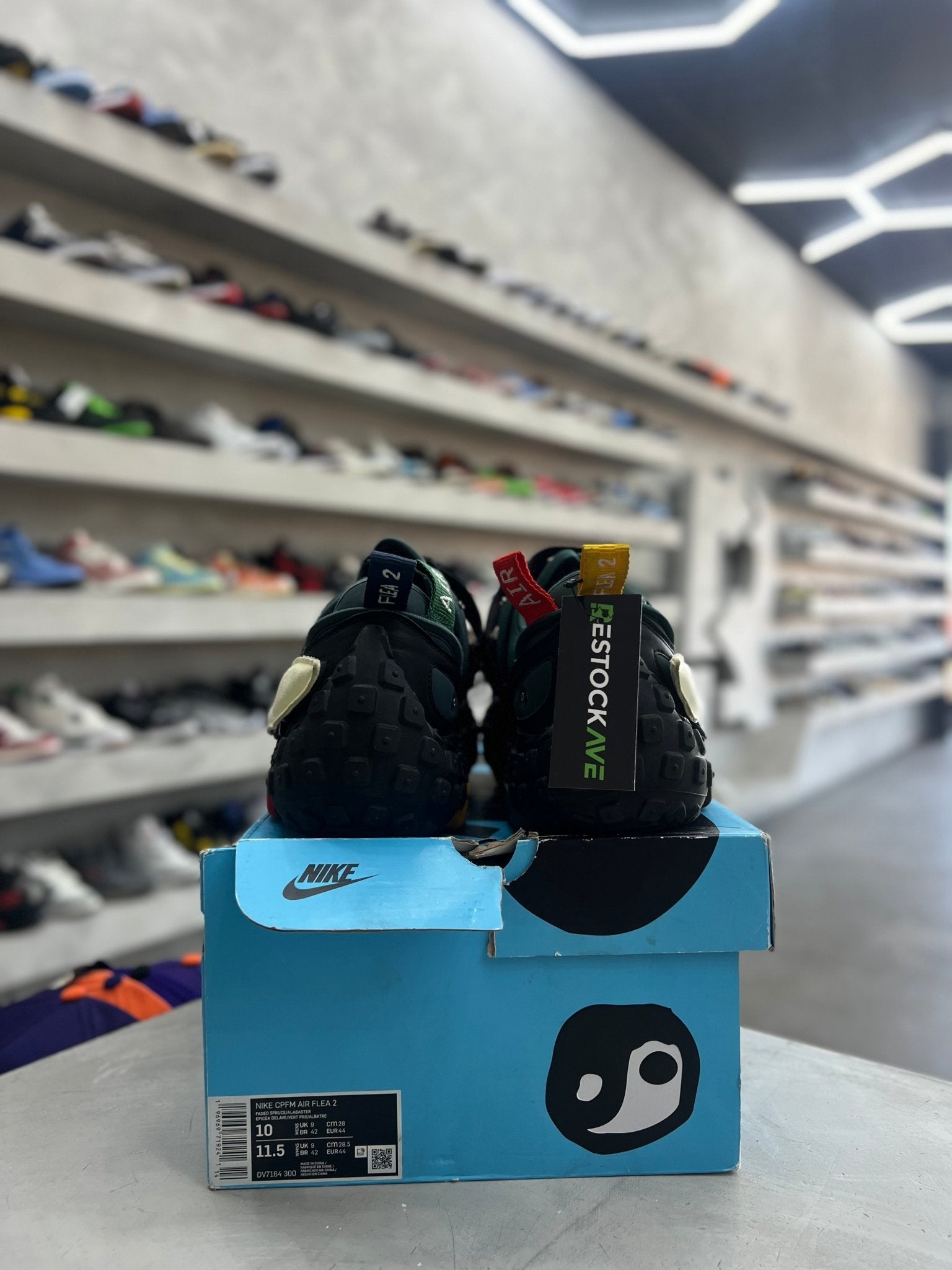 Nike CPFM Air Flea 2 Cactus Plant Flea Market Faded Spruce Sz 10 (PREOWNED) - Restock AveNike CPFM Air Flea 2 Cactus Plant Flea Market Faded Spruce Sz 10 (PREOWNED)Restock AveRestock Ave10Restock Ave