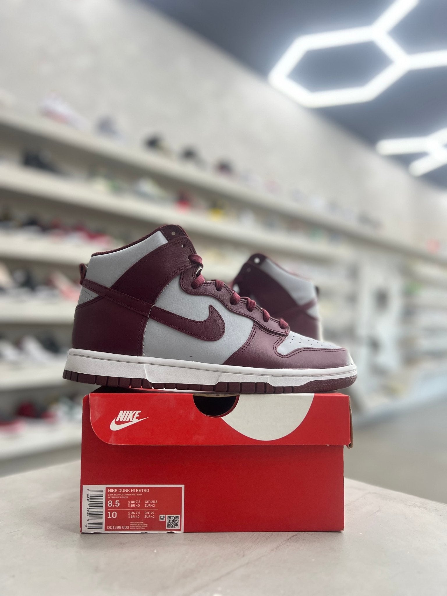 Nike Dunk High Retro Dark Beetroot Sz 8.5 (PREOWNED) - Restock AveNike Dunk High Retro Dark Beetroot Sz 8.5 (PREOWNED)Restock AveRestock Ave8.5Restock Ave