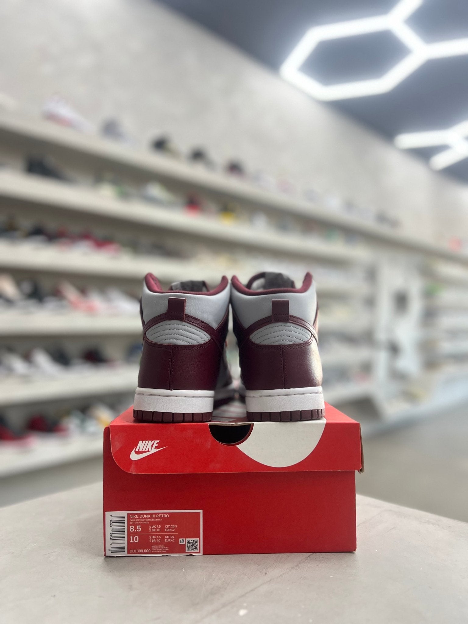 Nike Dunk High Retro Dark Beetroot Sz 8.5 (PREOWNED) - Restock AveNike Dunk High Retro Dark Beetroot Sz 8.5 (PREOWNED)Restock AveRestock Ave8.5Restock Ave