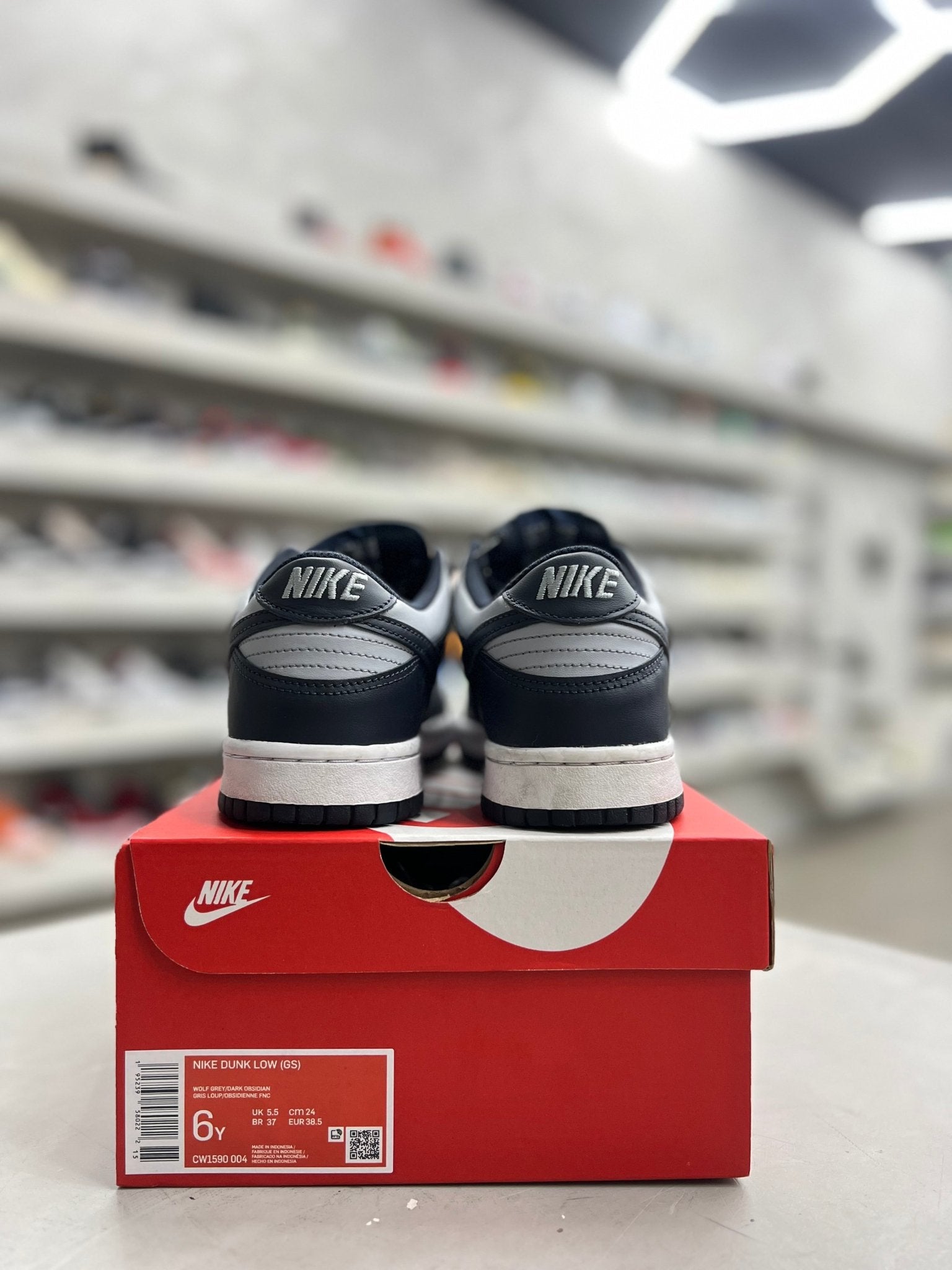 Nike Dunk Low Georgetown (GS) SZ 6Y (PREOWNED) - Restock AveNike Dunk Low Georgetown (GS) SZ 6Y (PREOWNED)Restock AveRestock Ave6yRestock Ave