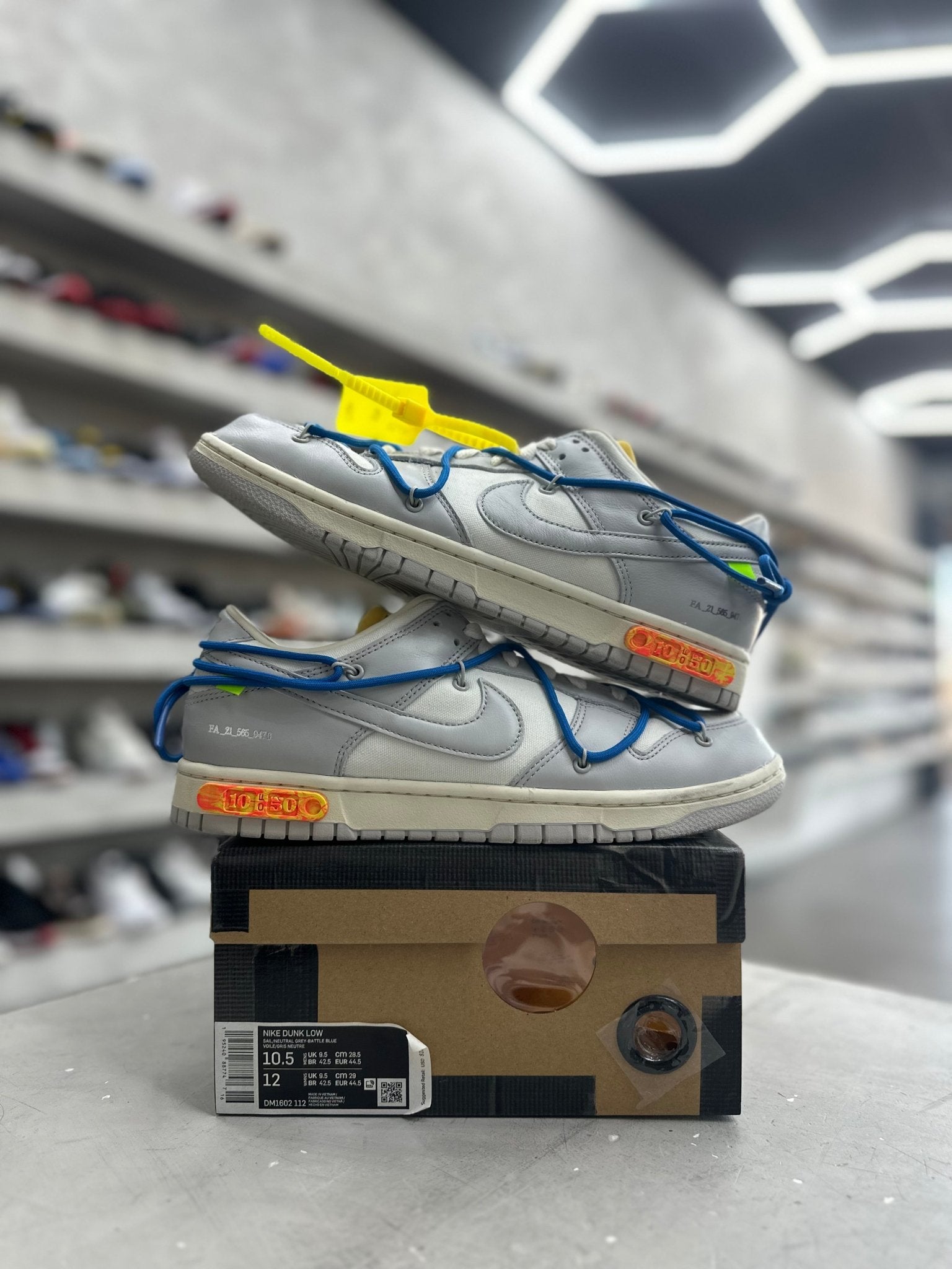 Nike Dunk Low Off-White Lot 10 Sz 10.5 (PREOWNED) - Restock AveNike Dunk Low Off-White Lot 10 Sz 10.5 (PREOWNED)Restock AveRestock Ave10.5Restock Ave