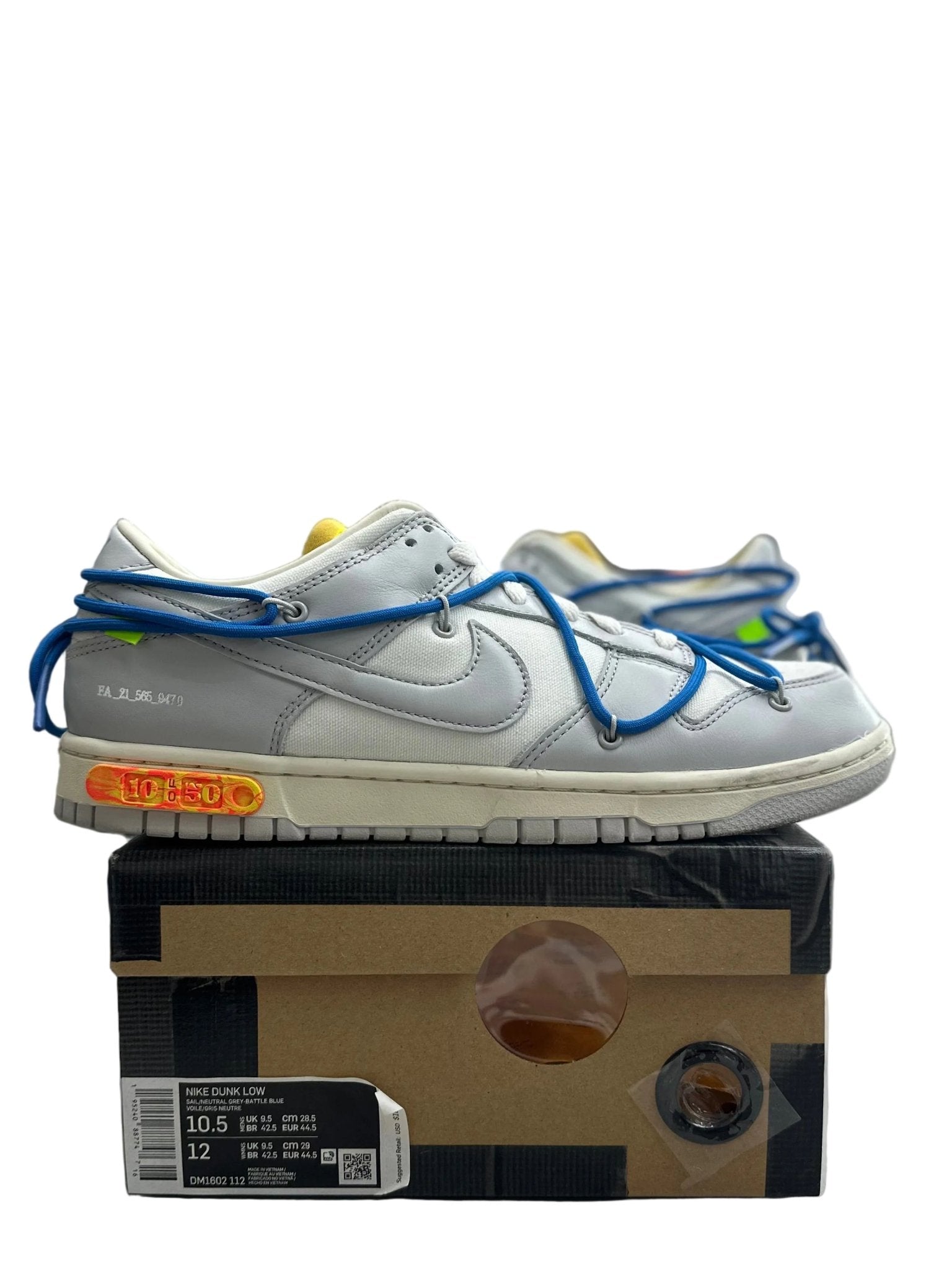 Nike Dunk Low Off-White Lot 10 Sz 10.5 (PREOWNED) - Restock AveNike Dunk Low Off-White Lot 10 Sz 10.5 (PREOWNED)Restock AveRestock Ave10.5Restock Ave