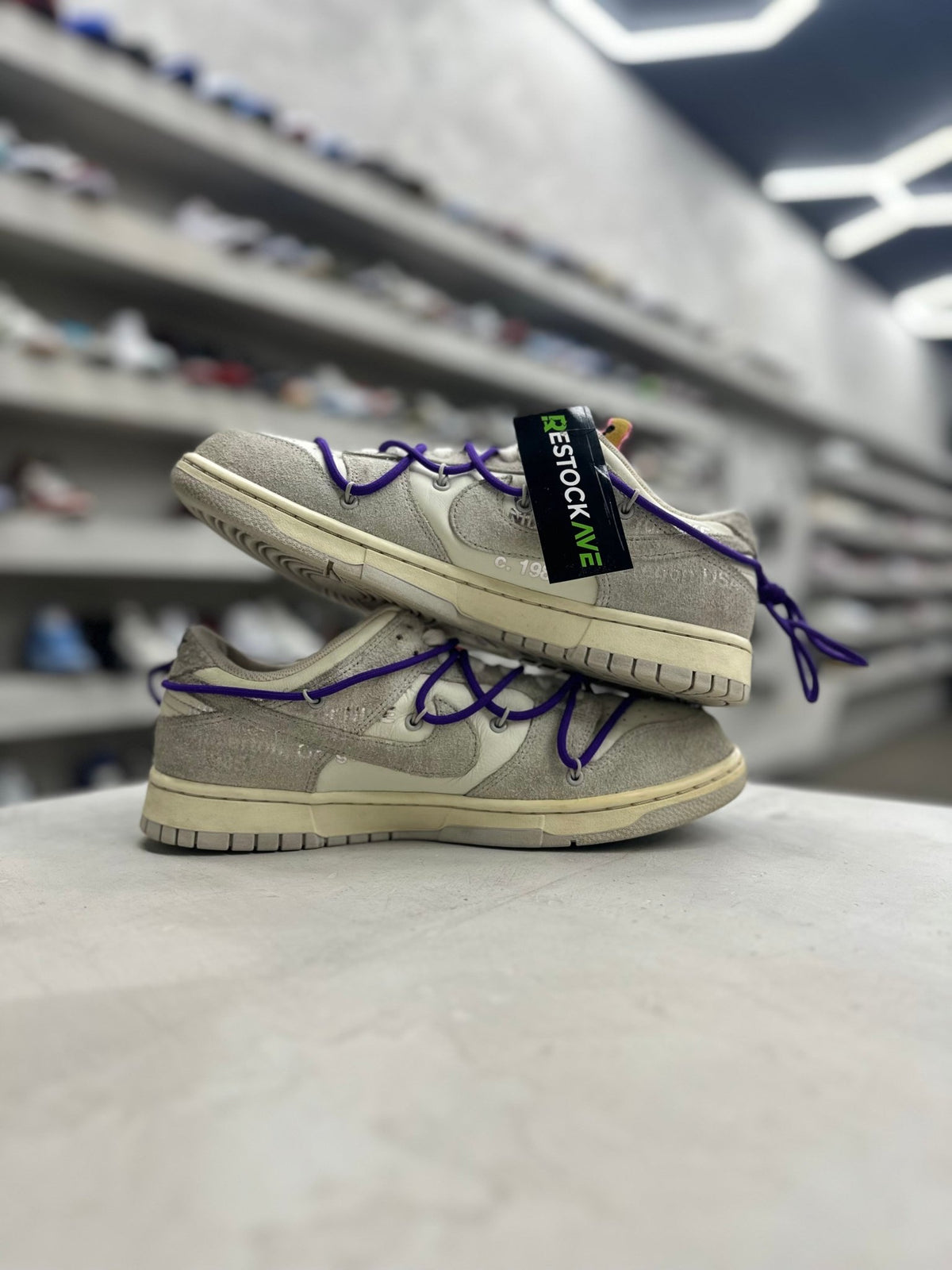 Nike Dunk Low Off-White Lot 15 Sz 10 (PREOWNED) (NO BOX) - Restock AveNike Dunk Low Off-White Lot 15 Sz 10 (PREOWNED) (NO BOX)Restock AveRestock Ave10Restock Ave